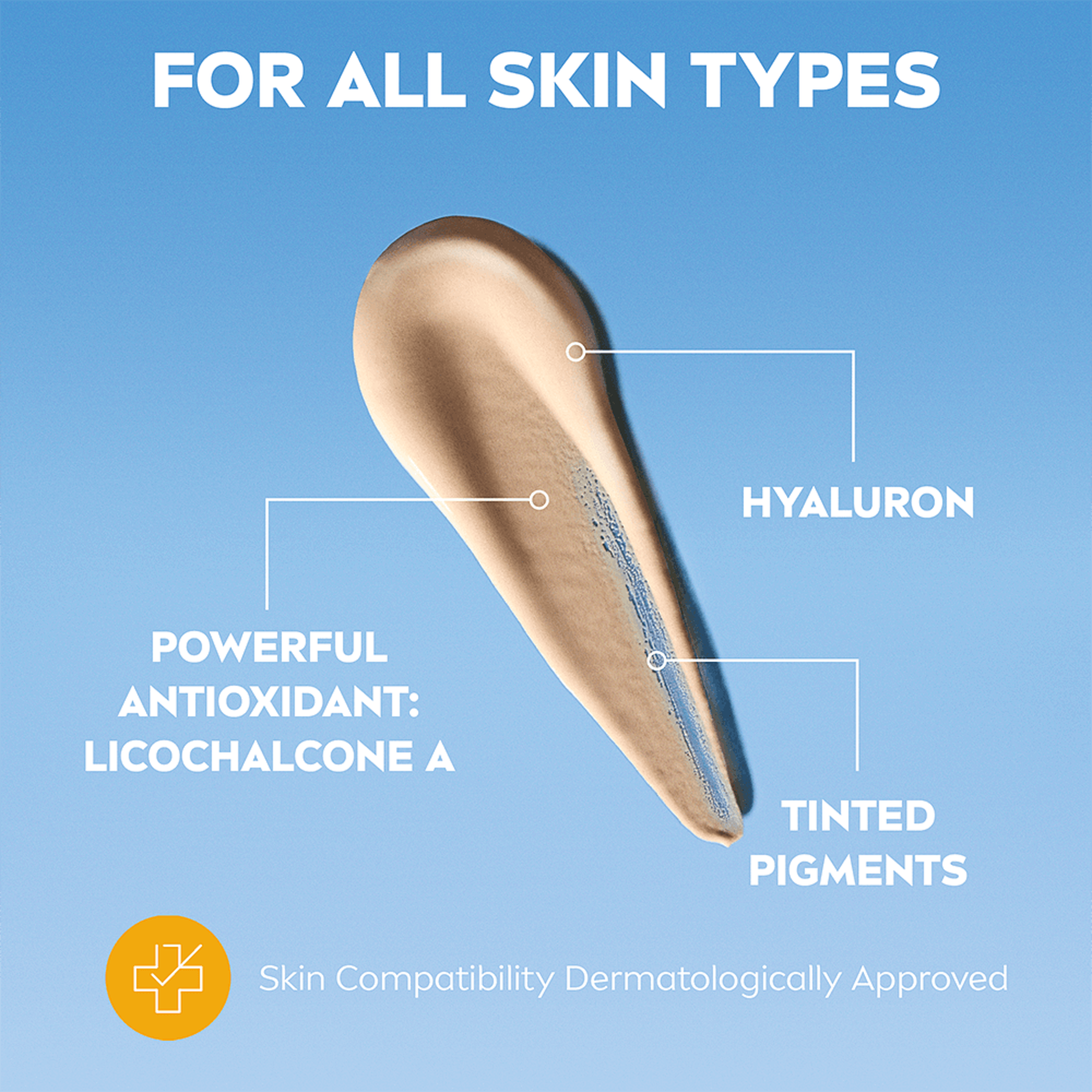 Solkräm ansikte UV Face Ultra Fluid Light Tinted SPF50+ 40 ml NIVEA SUN
