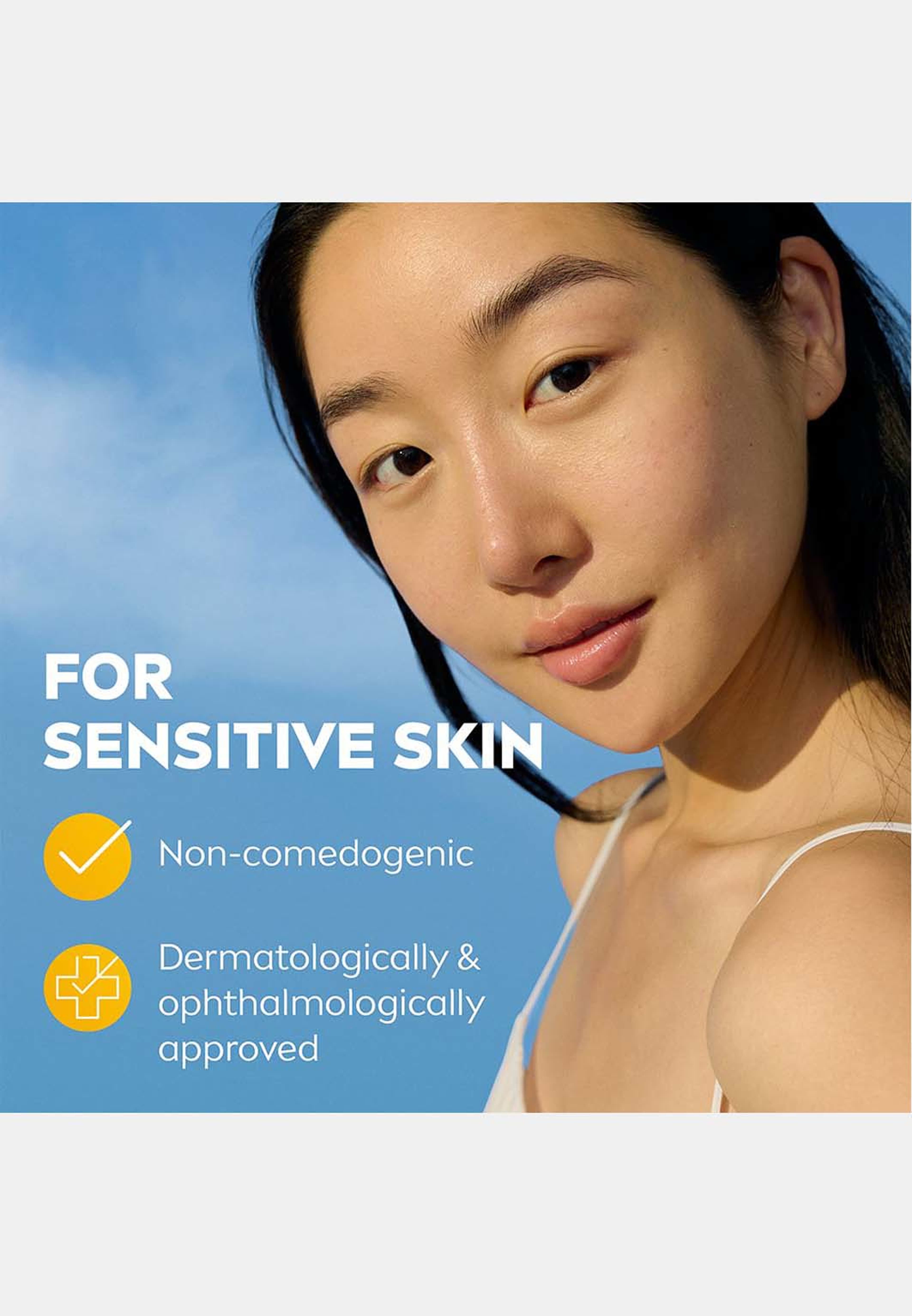 Solskydd ansikte UV Face Sensitive SPF50+, från NIVEA. Klicka för att öppna bilden i stort format