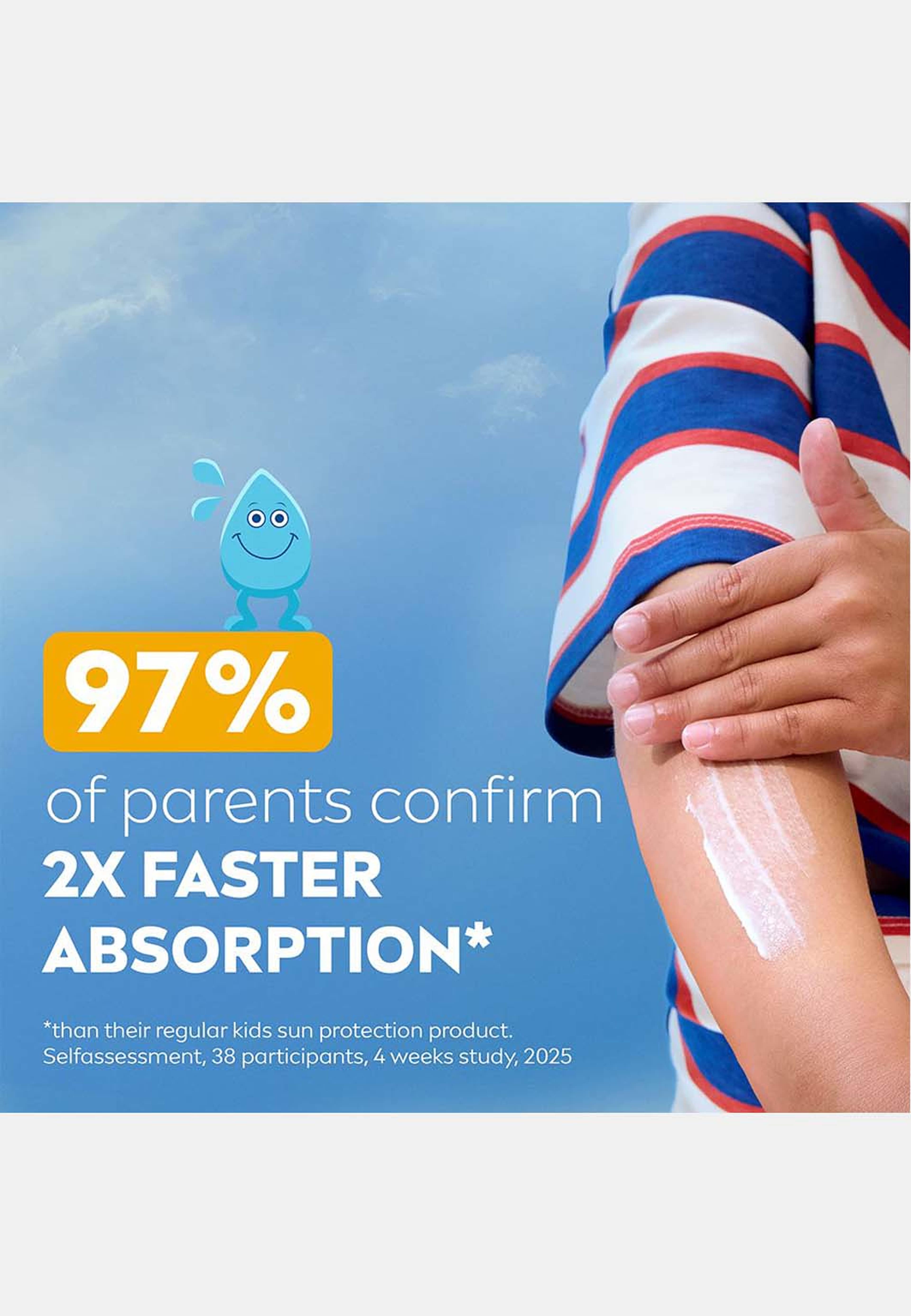 Solskydd Kids Daily UV Protect SPF50+, från NIVEA. Klicka för att öppna bilden i stort format