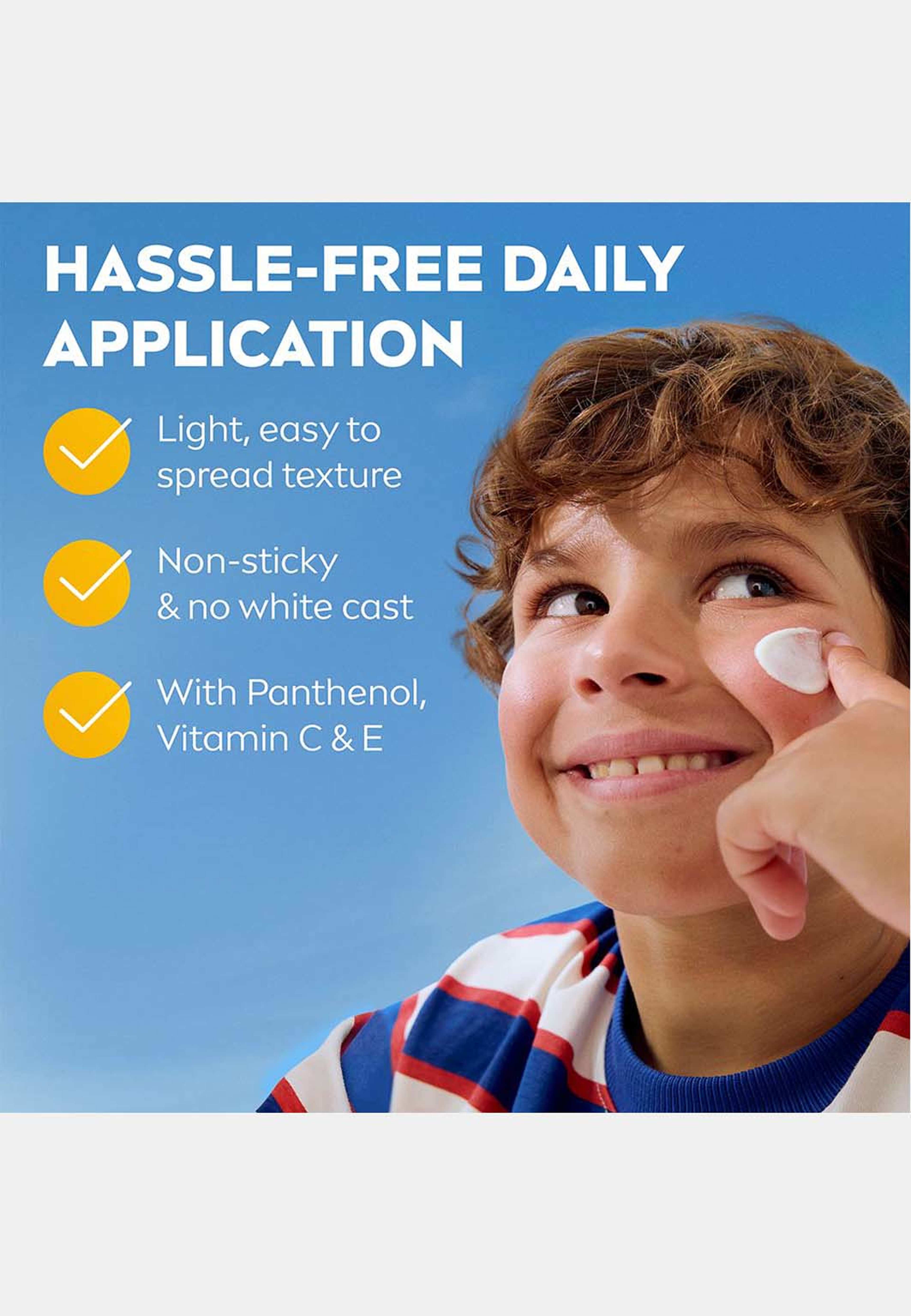 Solskydd Kids Daily UV Protect SPF50+, från NIVEA. Klicka för att öppna bilden i stort format