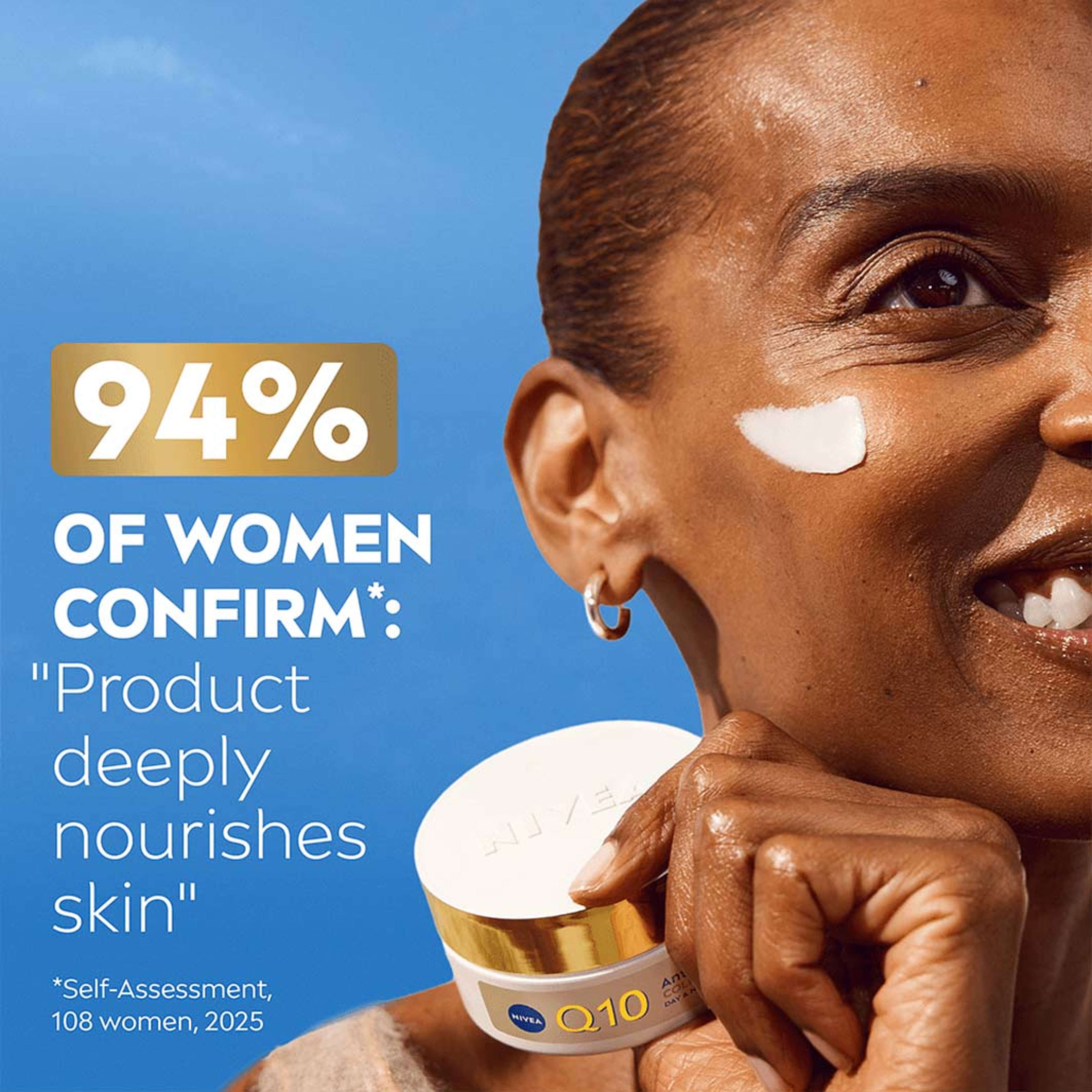 Ansiktskräm Q10 Anti-Wrinkle Collagen Expert Day & Night Facial Butter, från NIVEA. Klicka för att öppna bilden i stort format