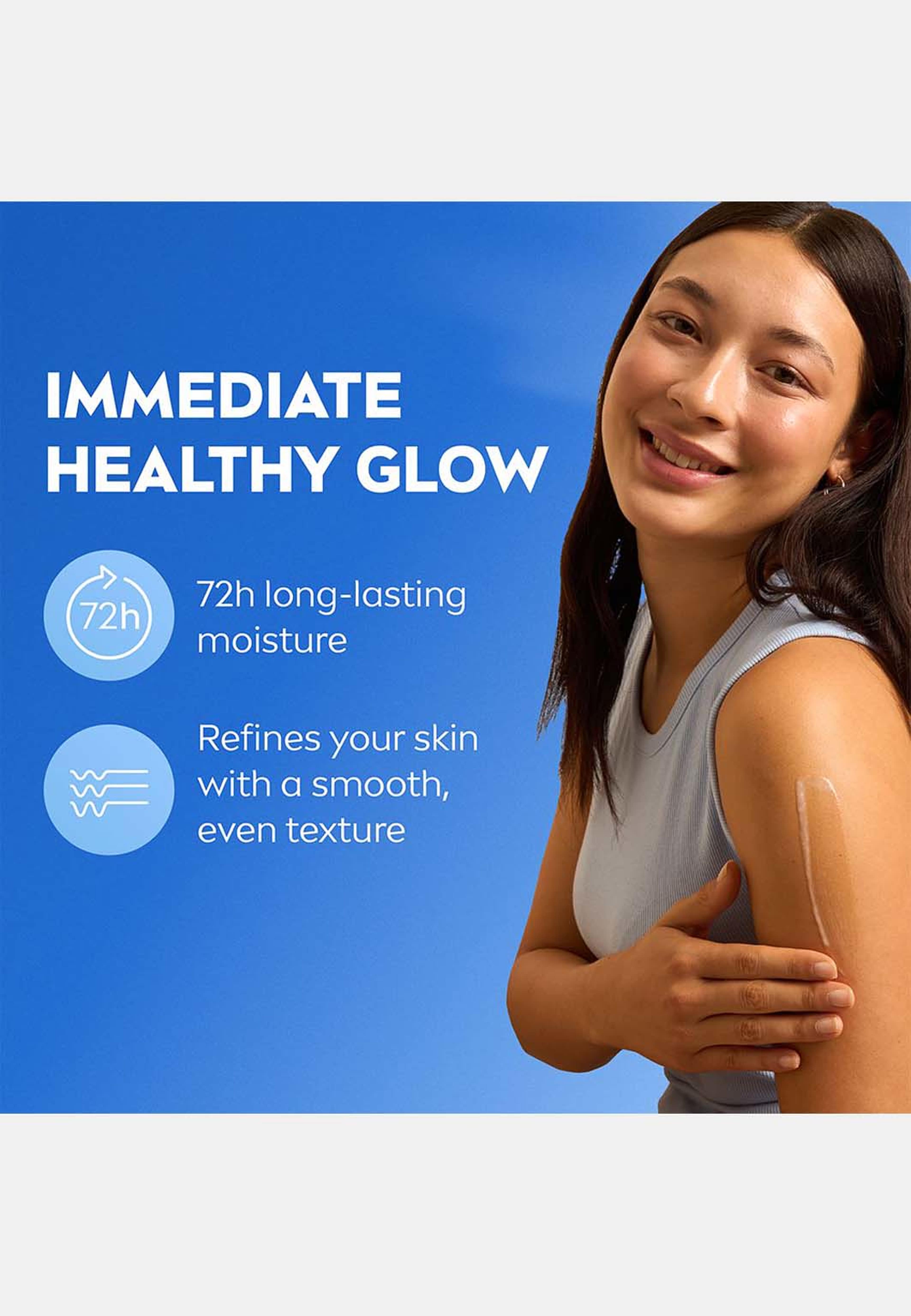 Body Serum Lotion Skin Refining, från NIVEA. Klicka för att öppna bilden i stort format