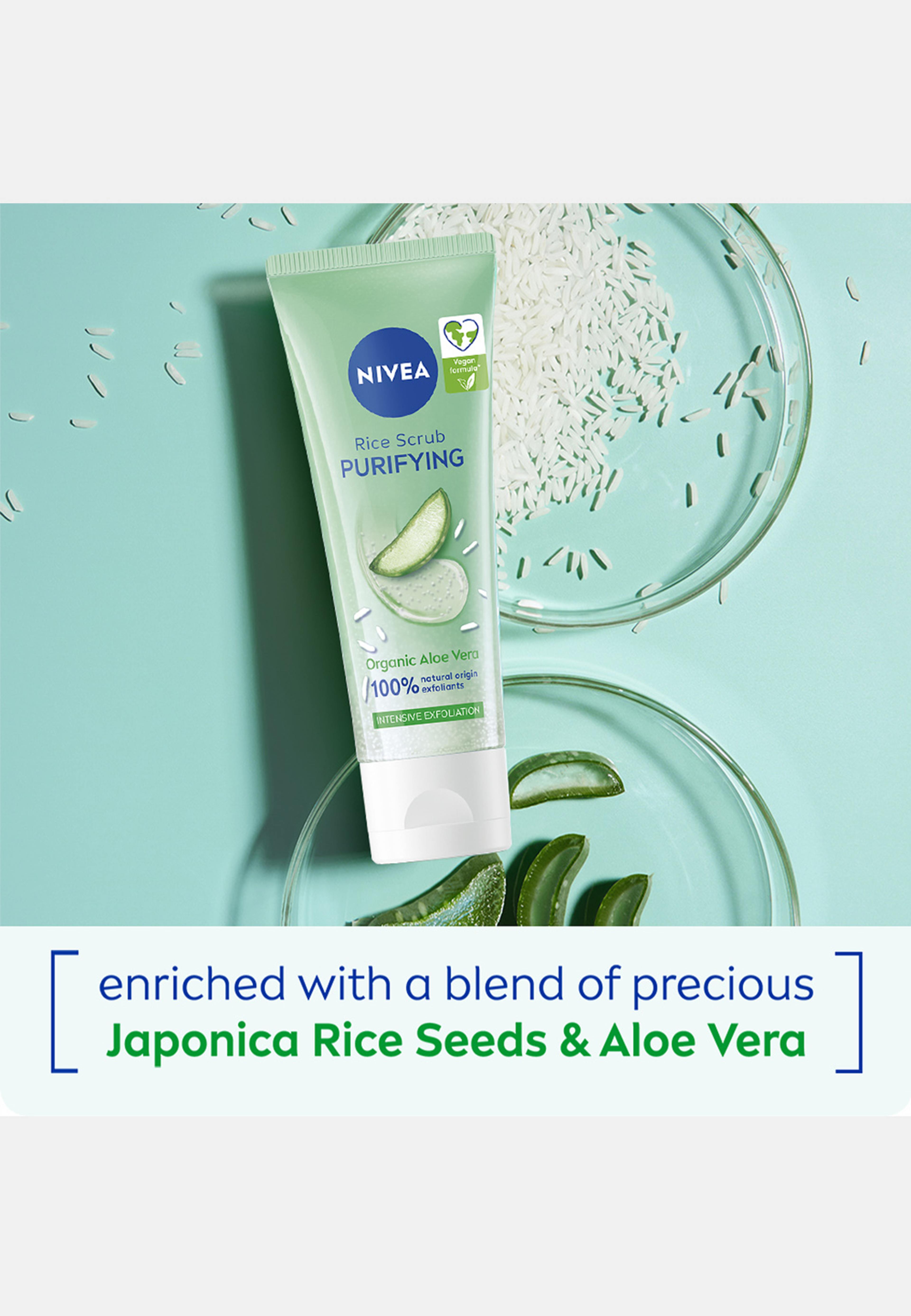 Ansiktsskrubb Rice Scrub Purifying 75 ml NIVEA