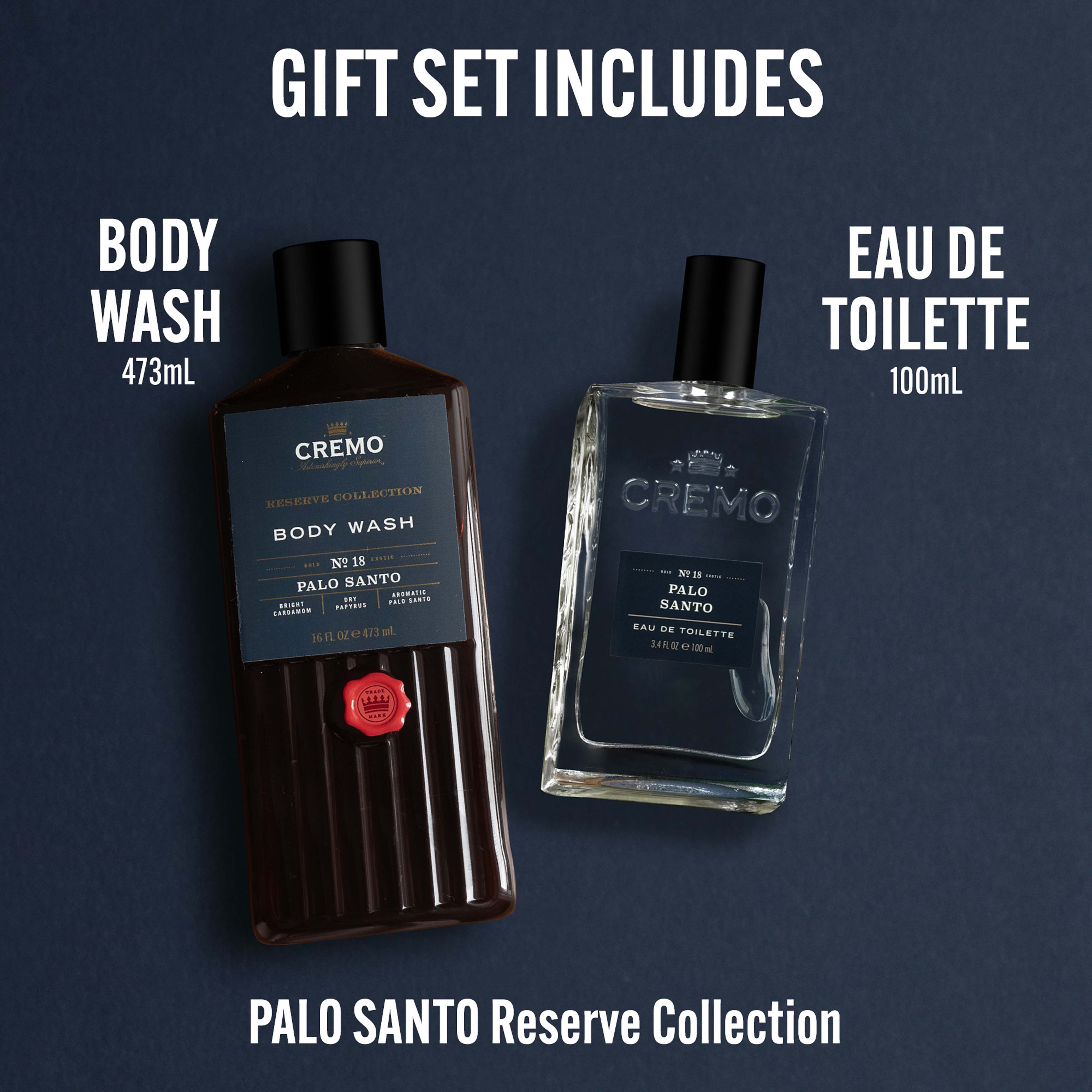 Palo Santo Gift Set For Men, från Cremo. Klicka för att öppna bilden i stort format