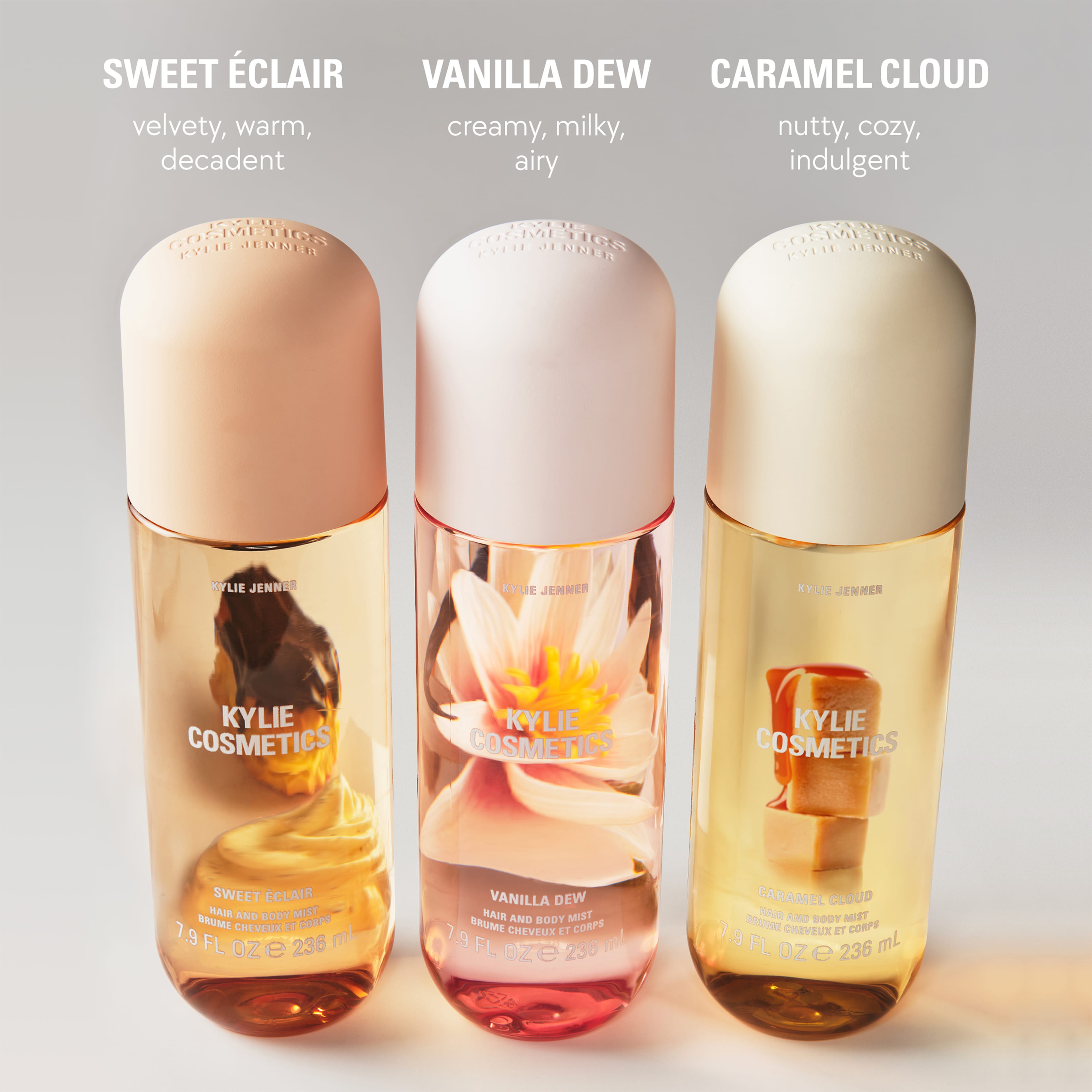 Hair & Body Mist Caramel Cloud, från Kylie Cosmetics. Klicka för att öppna bilden i stort format