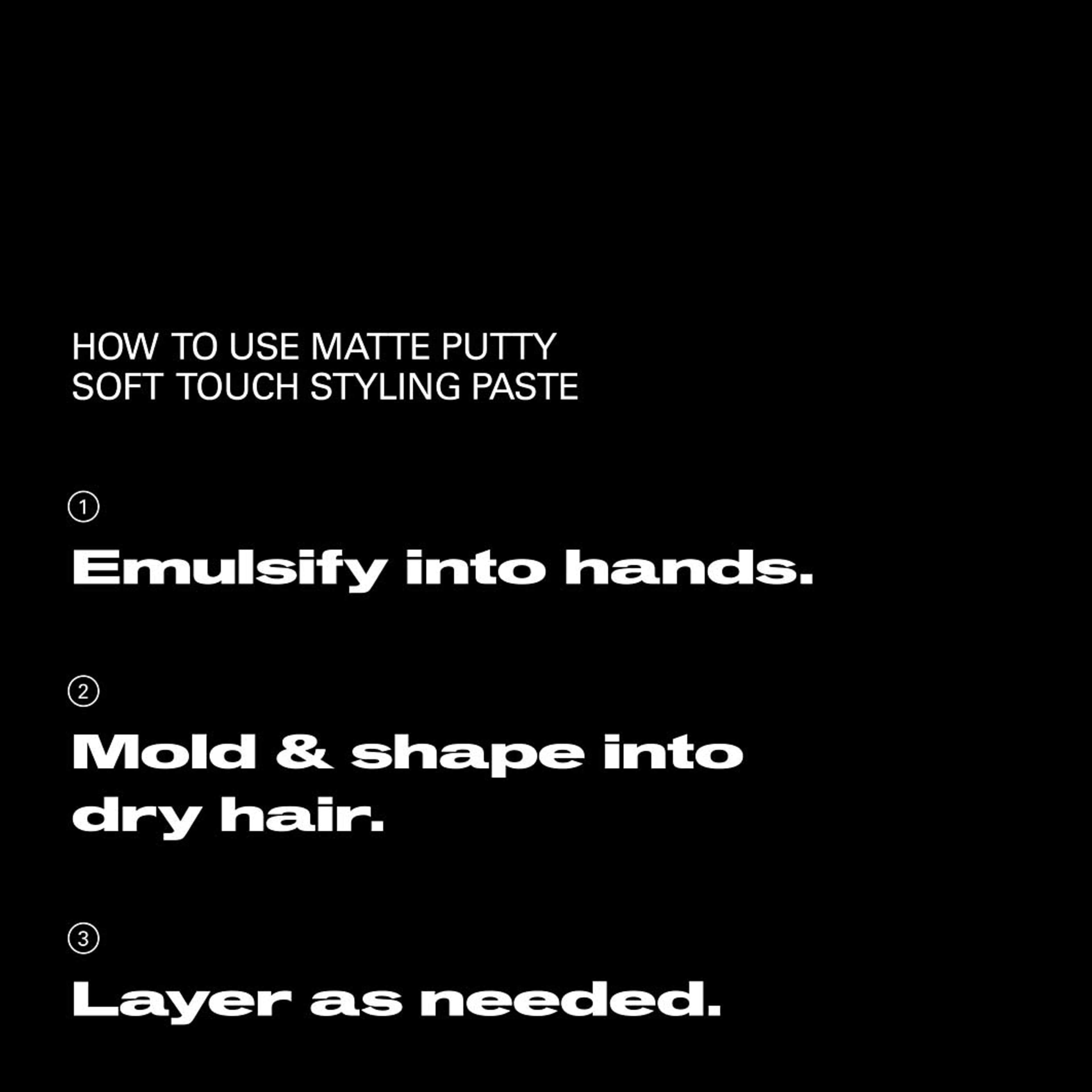 Matte Putty Soft Touch Styling Paste, från Sebastian Professional. Klicka för att öppna bilden i stort format