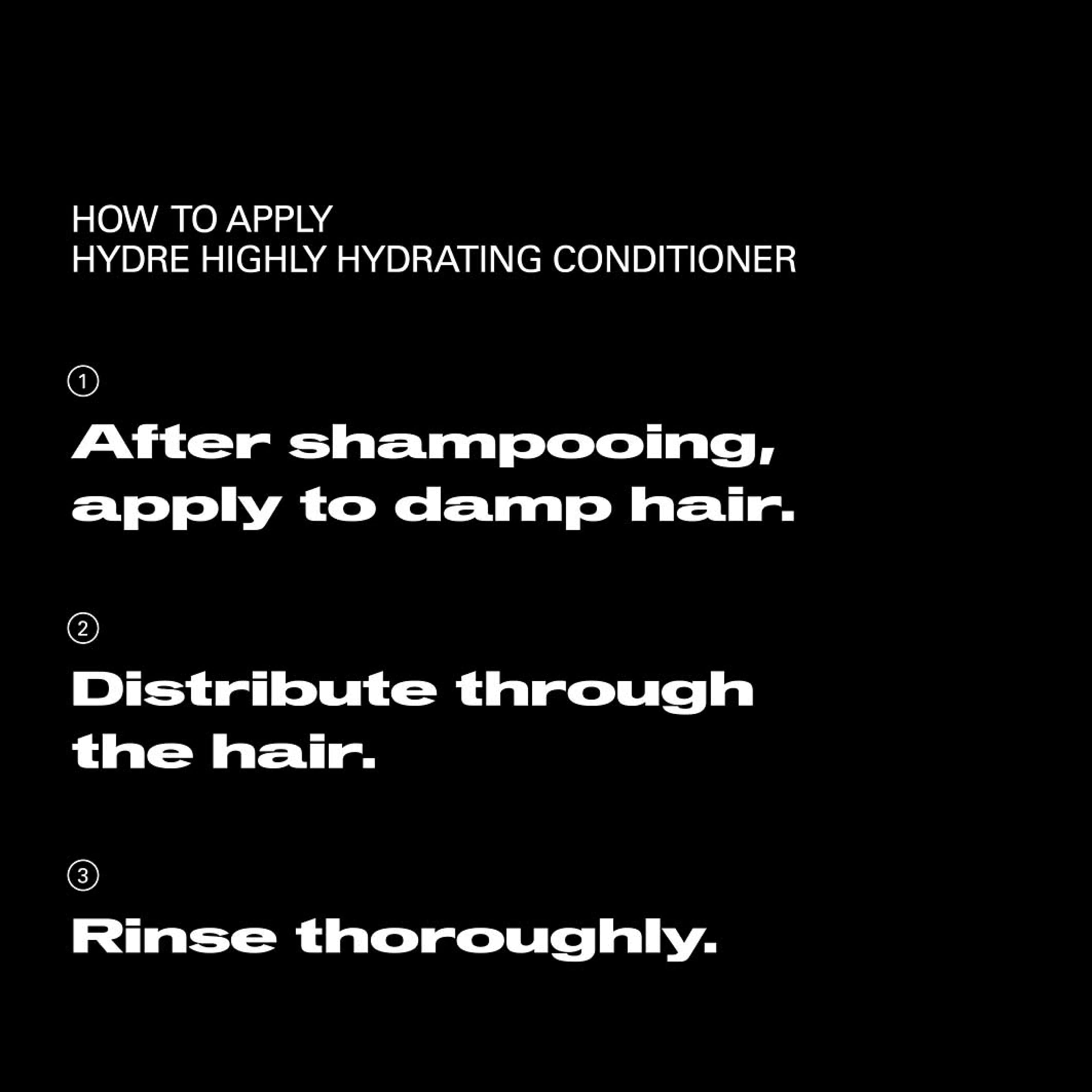 Hydre Highly Hydrating Conditioner, från Sebastian Professional. Klicka för att öppna bilden i stort format