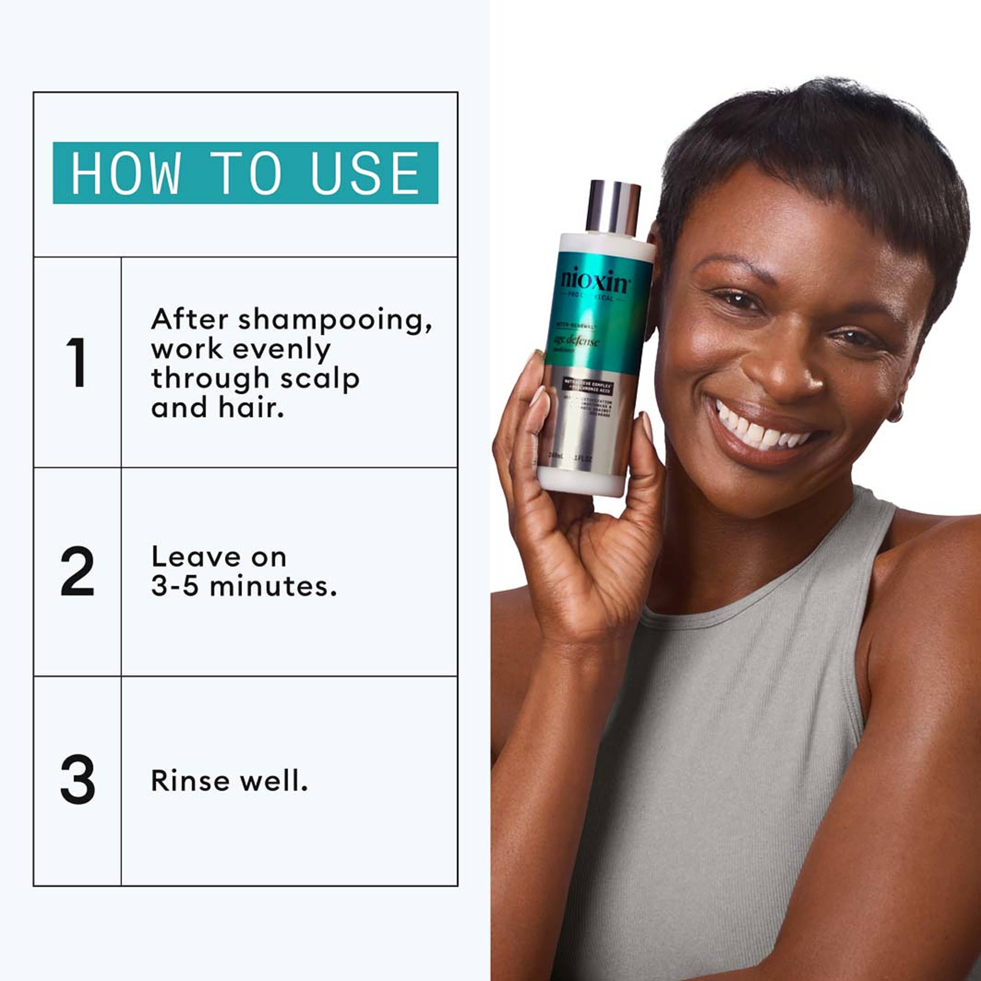 Age Defense Conditioner, från Nioxin. Klicka för att öppna bilden i stort format