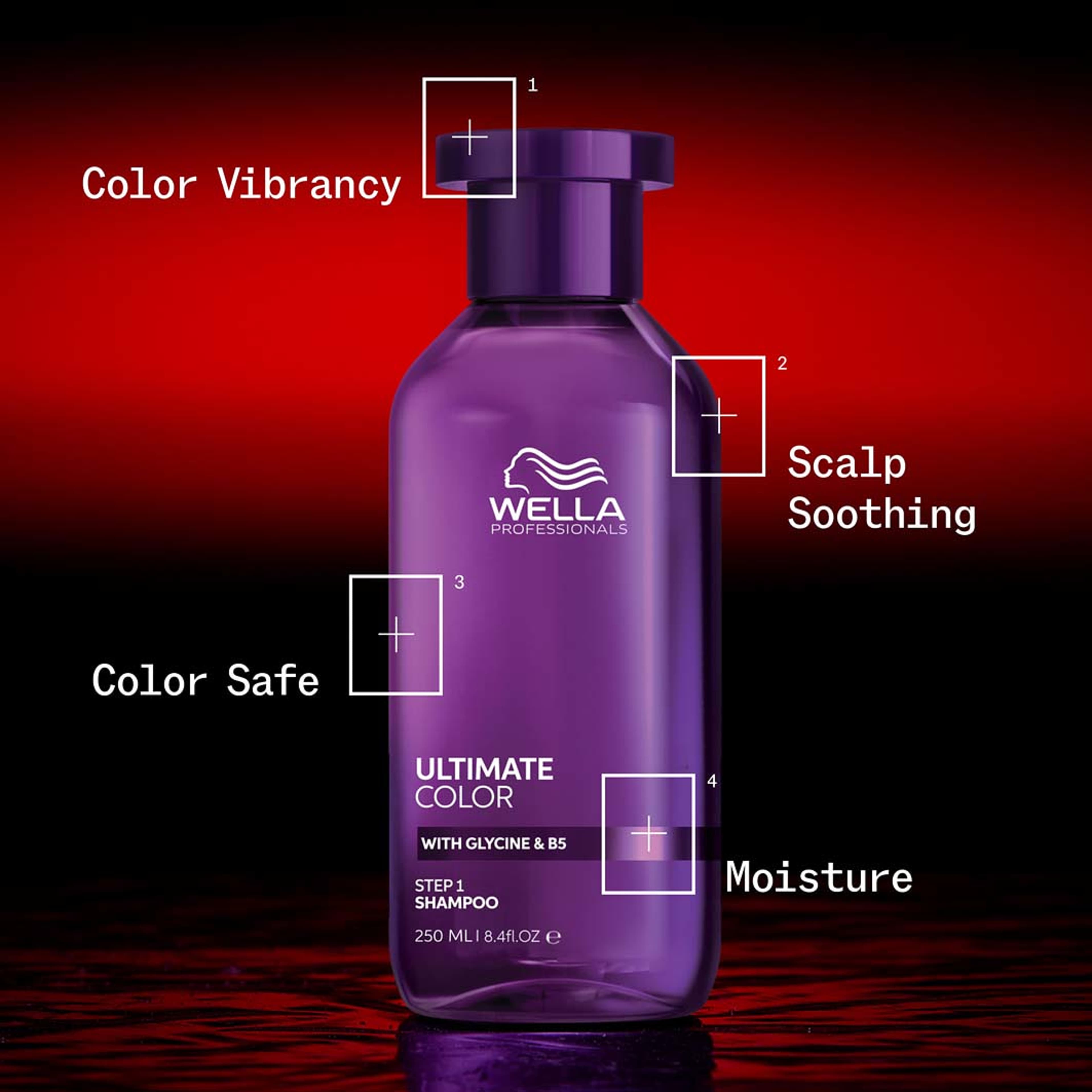 Ultimate Color Shampoo, från Wella Professional. Klicka för att öppna bilden i stort format