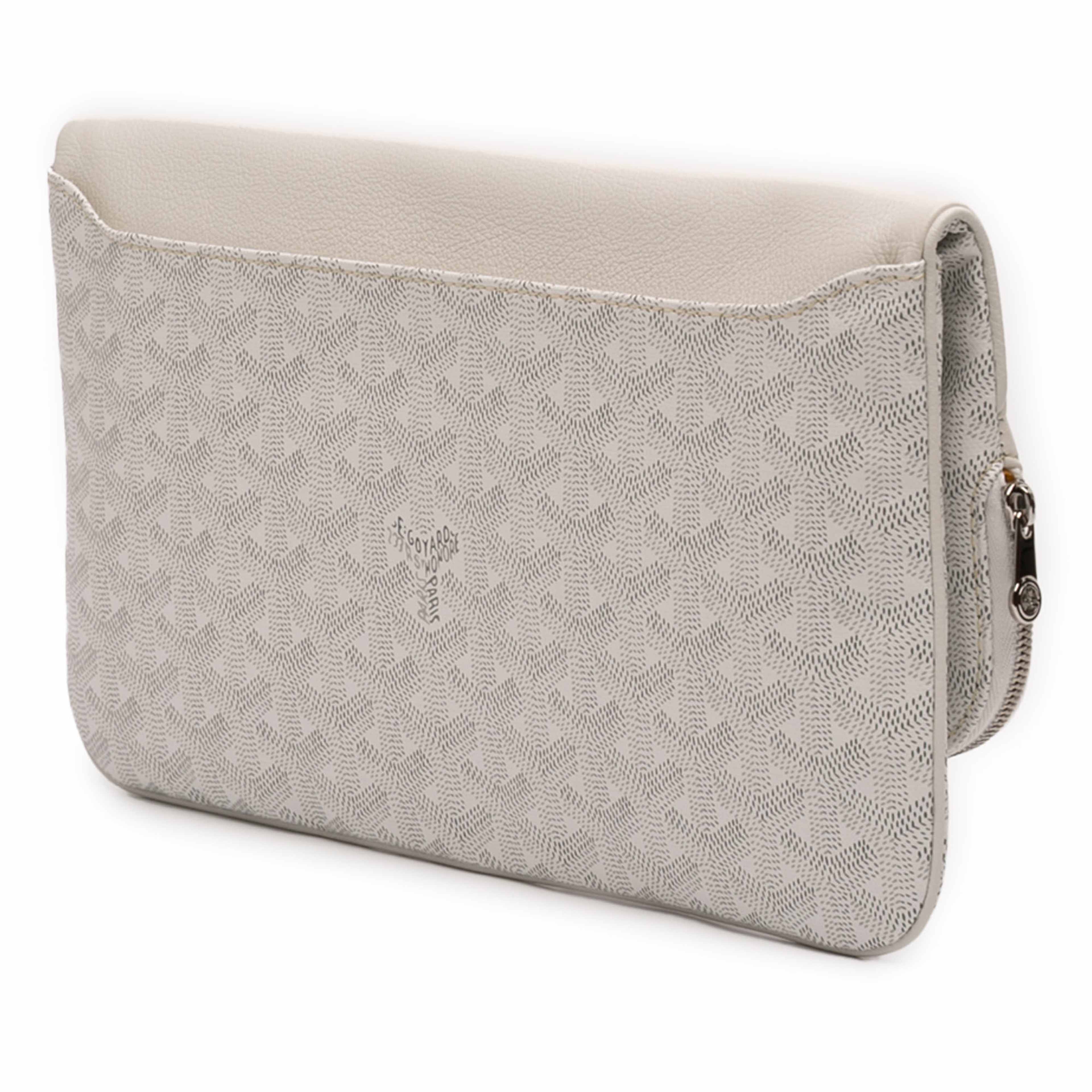 Goyard Goyardine Sainte Marie Mm, från Luxclusif, i färgen vit. Klicka för att öppna bilden i stort format