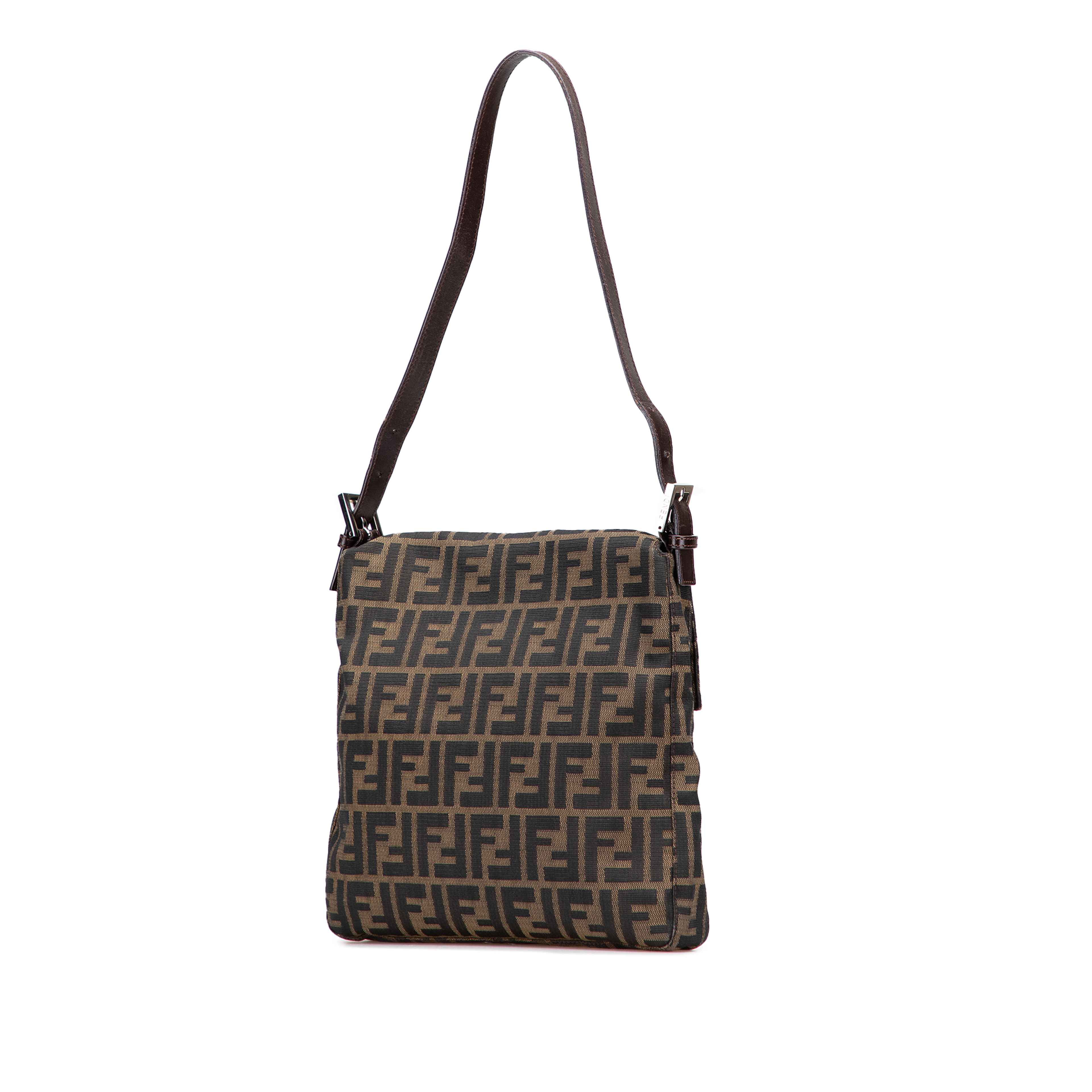 Fendi Zucca Canvas Shoulder Bag, från Luxclusif, i färgen brown.