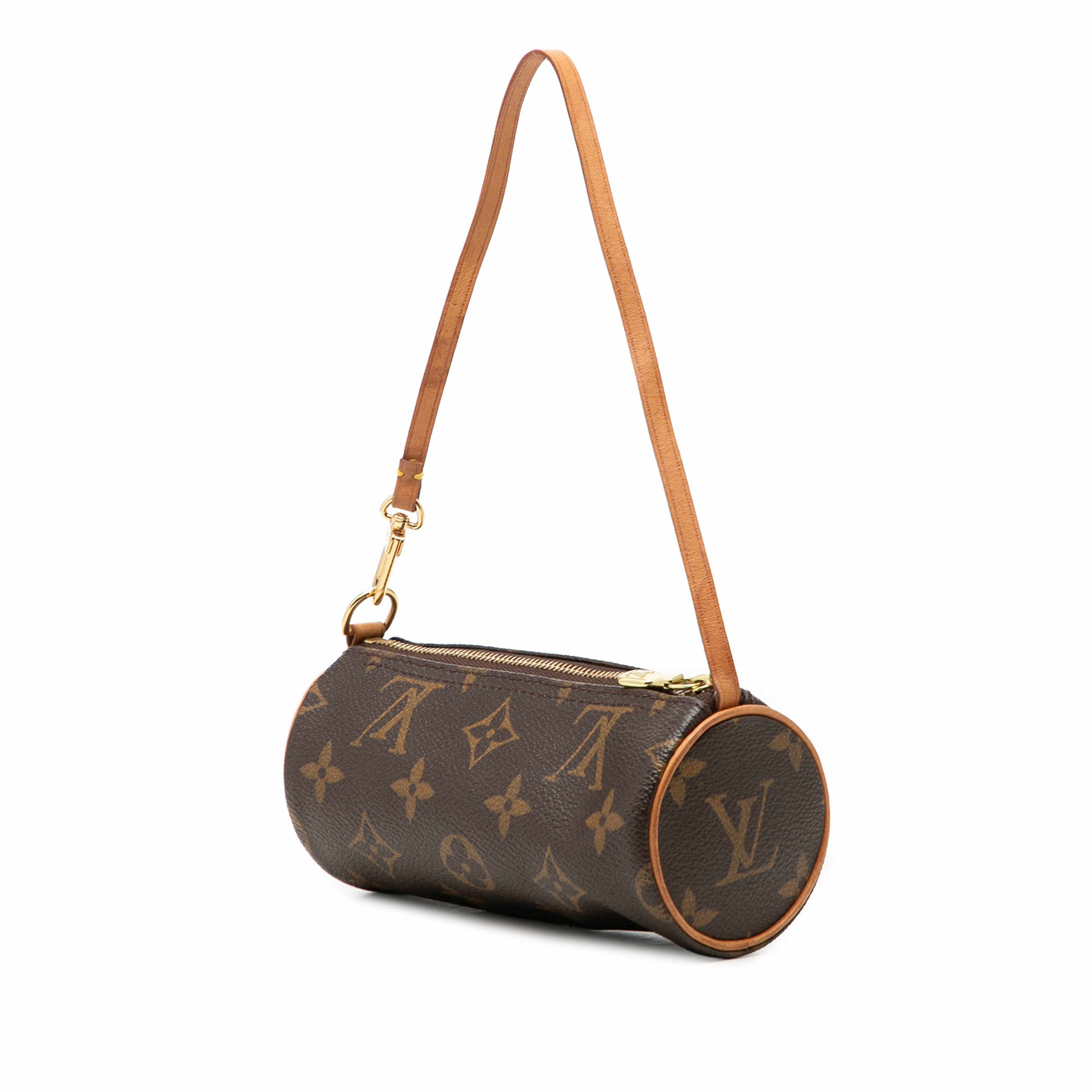 Louis Vuitton Monogram Papillon Pochette, från Luxclusif, i färgen brun. Klicka för att öppna bilden i stort format