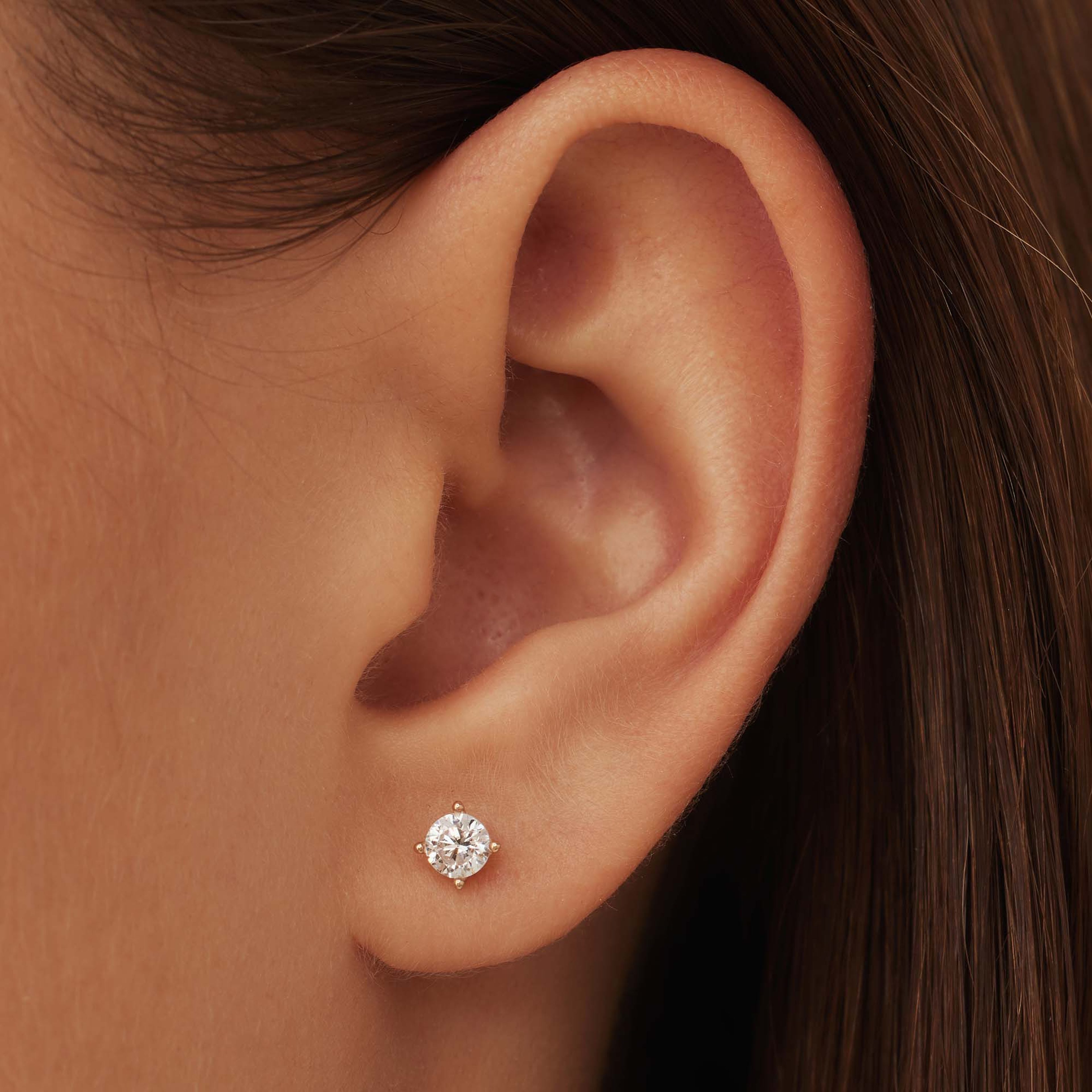 Isabel Bernard 14 Karat Rose Gold Ear Stud