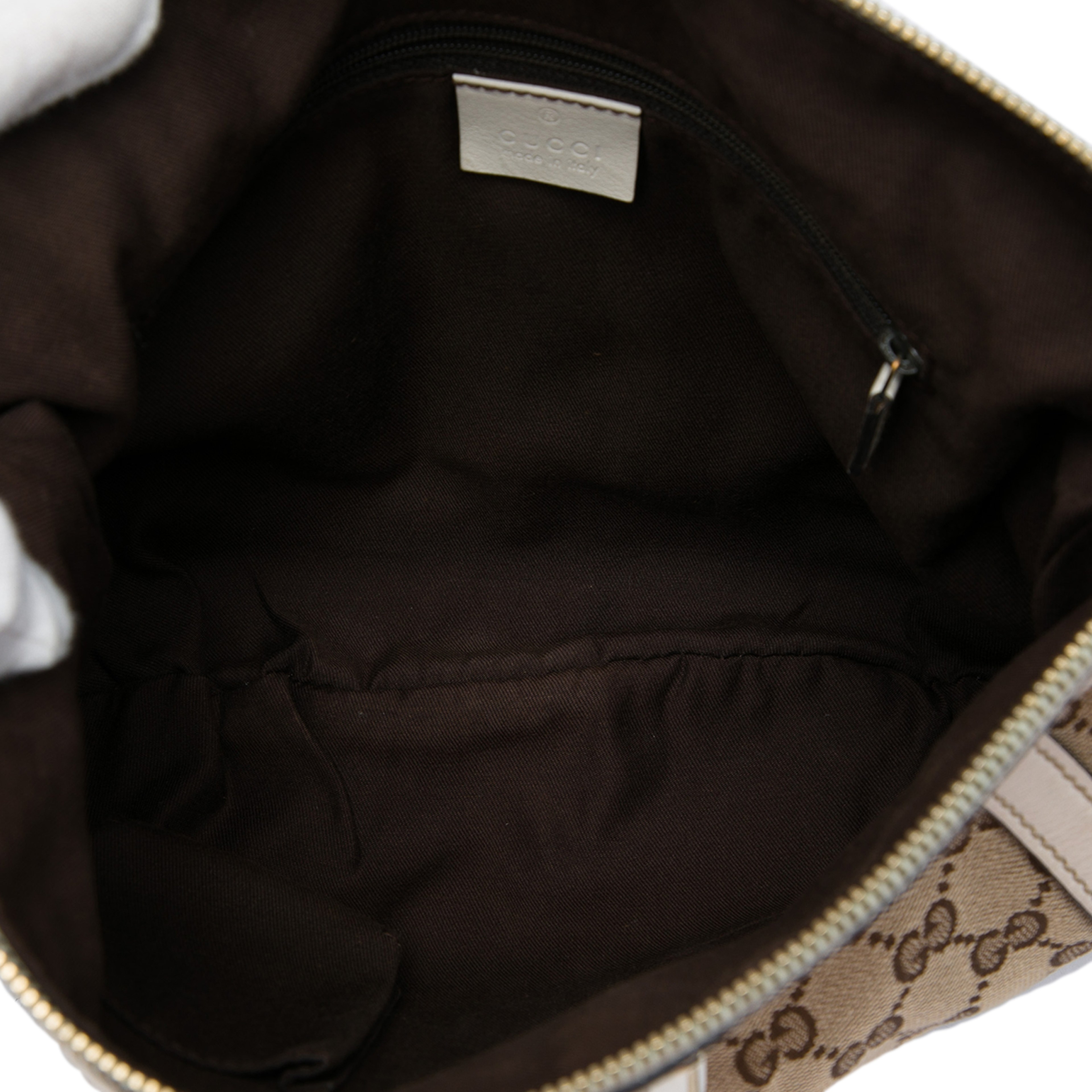 Gucci Gg Canvas Abbey D Ring Crossbody, från Luxclusif, i färgen beige. Klicka för att öppna bilden i stort format