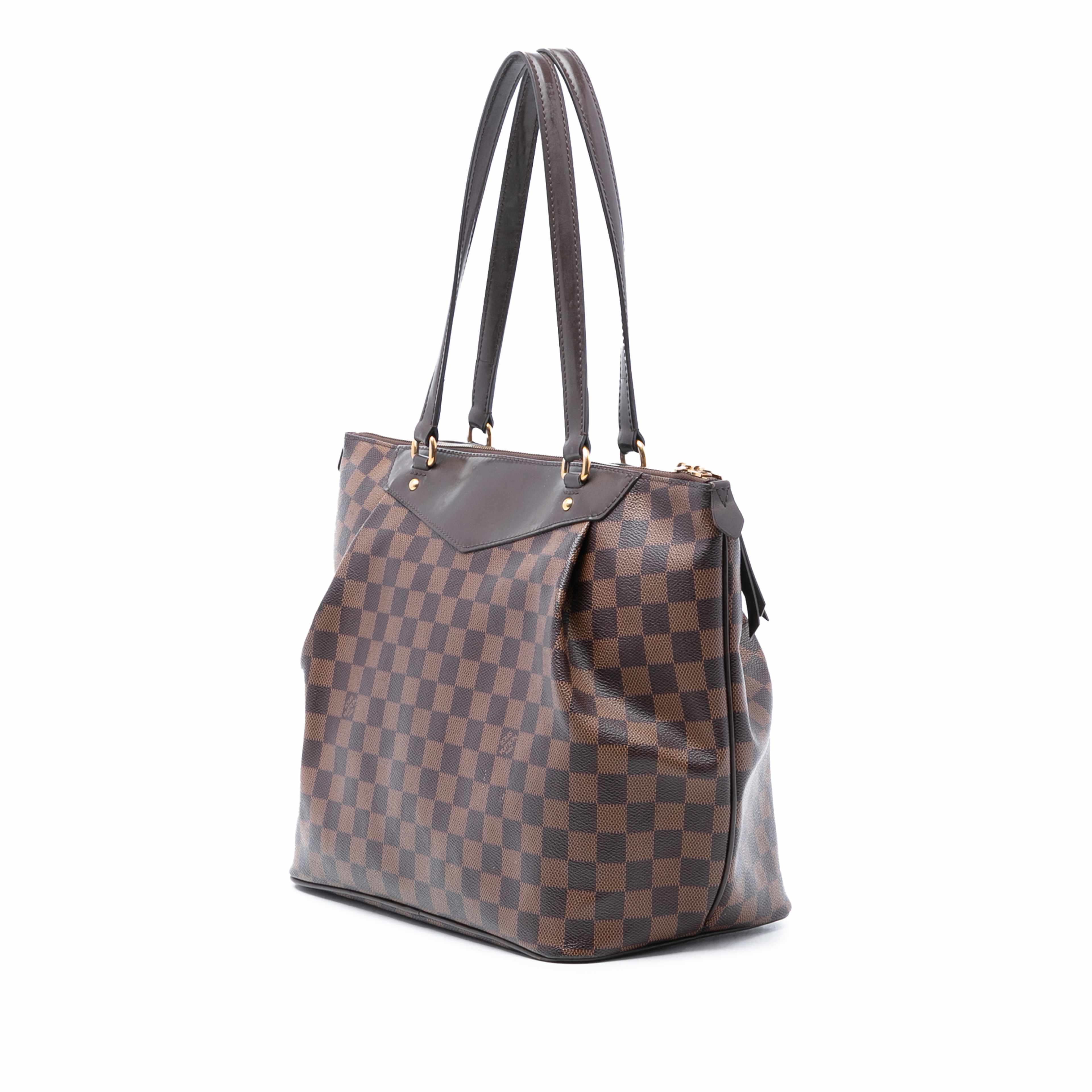 Louis Vuitton Damier Ebene Westminster Gm, från Luxclusif, i färgen brown. Klicka för att öppna bilden i stort format