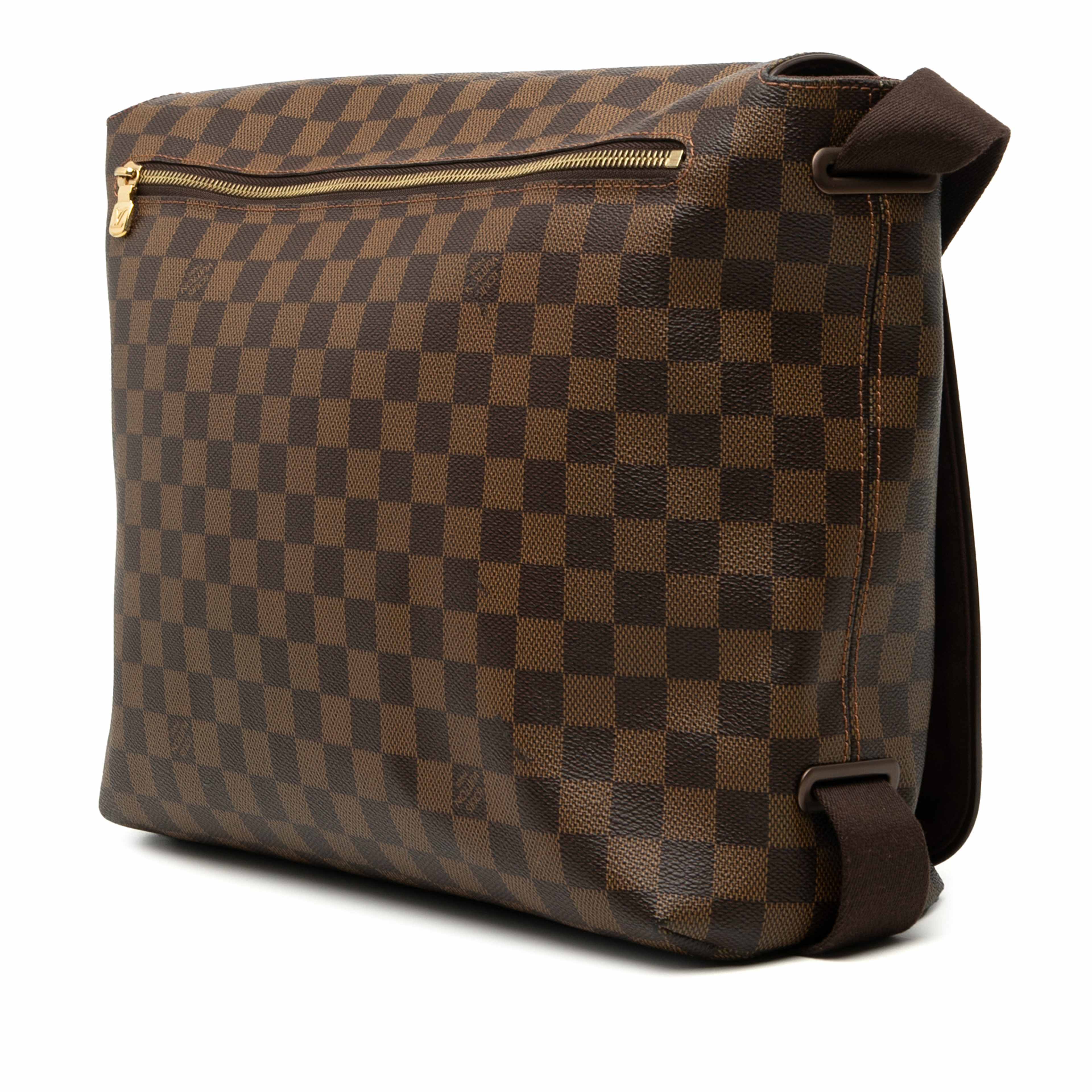 Louis Vuitton Damier Ebene Brooklyn Gm, från Luxclusif, i färgen brown. Klicka för att öppna bilden i stort format