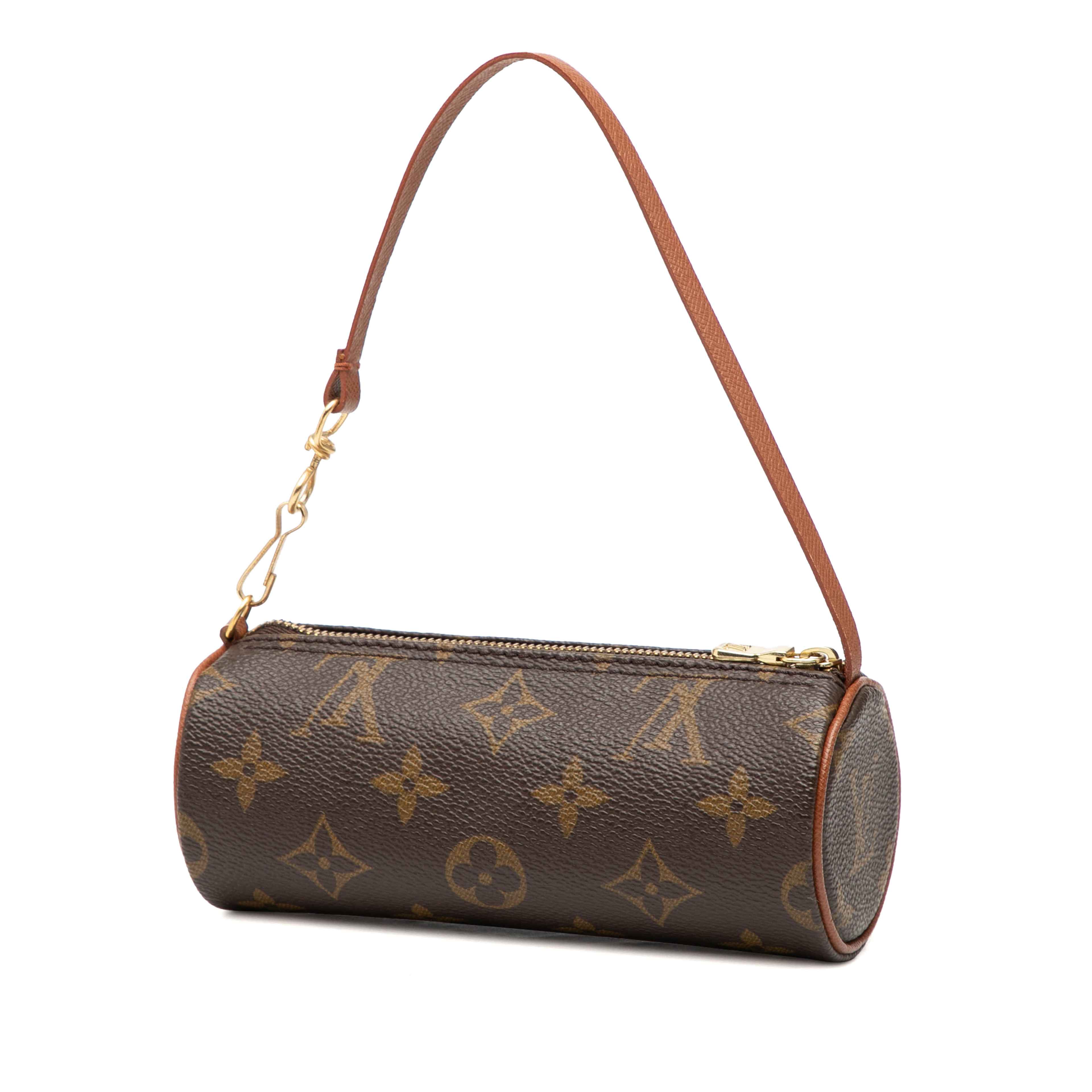 Louis Vuitton Monogram Papillon Pochette, från Luxclusif, i färgen brown. Klicka för att öppna bilden i stort format