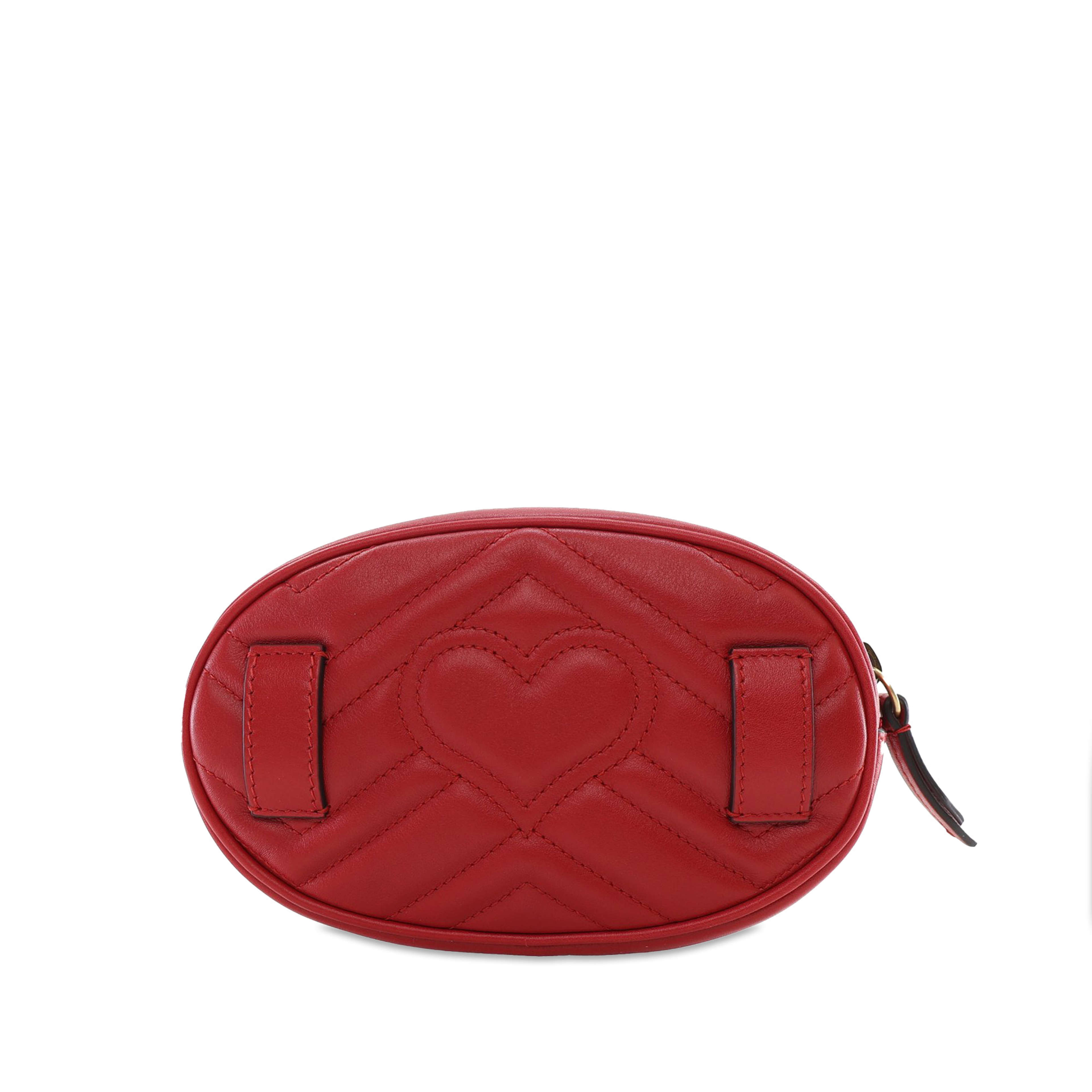 Gucci Gg Marmont Matelasse Belt Bag