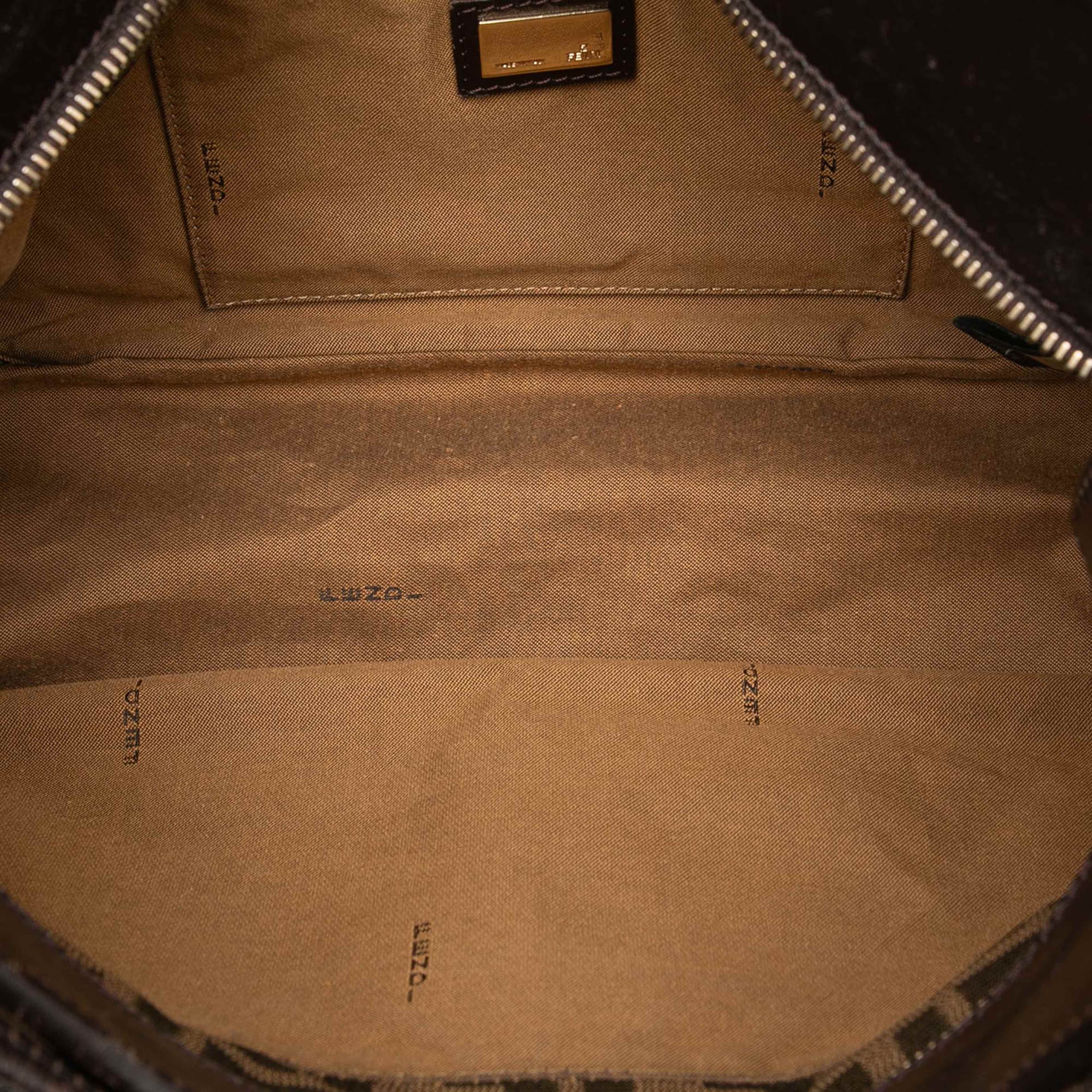 Fendi Zucca Canvas Chef Tote, från Luxclusif, i färgen brown. Klicka för att öppna bilden i stort format