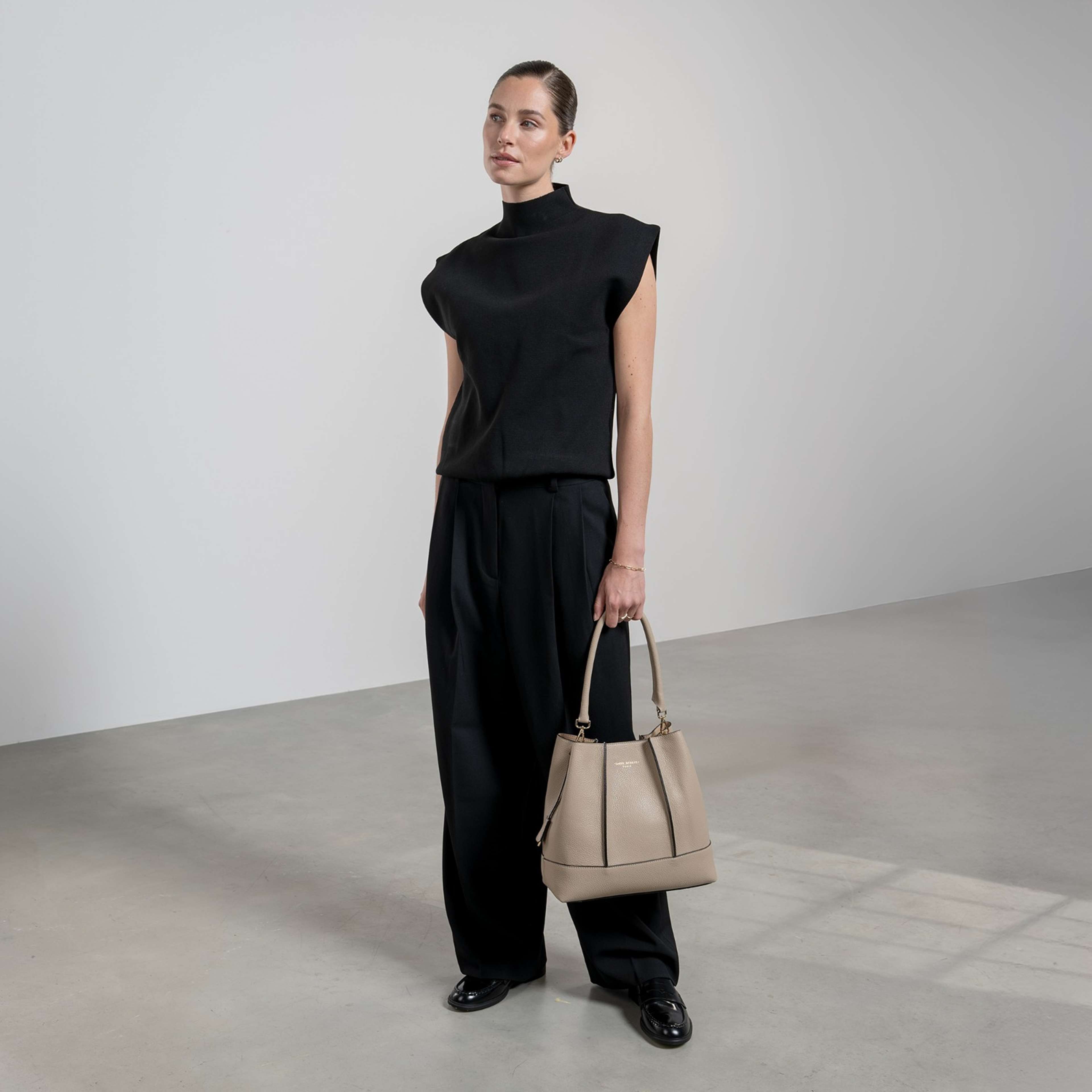 Femme Forte Läder Axelremsväska