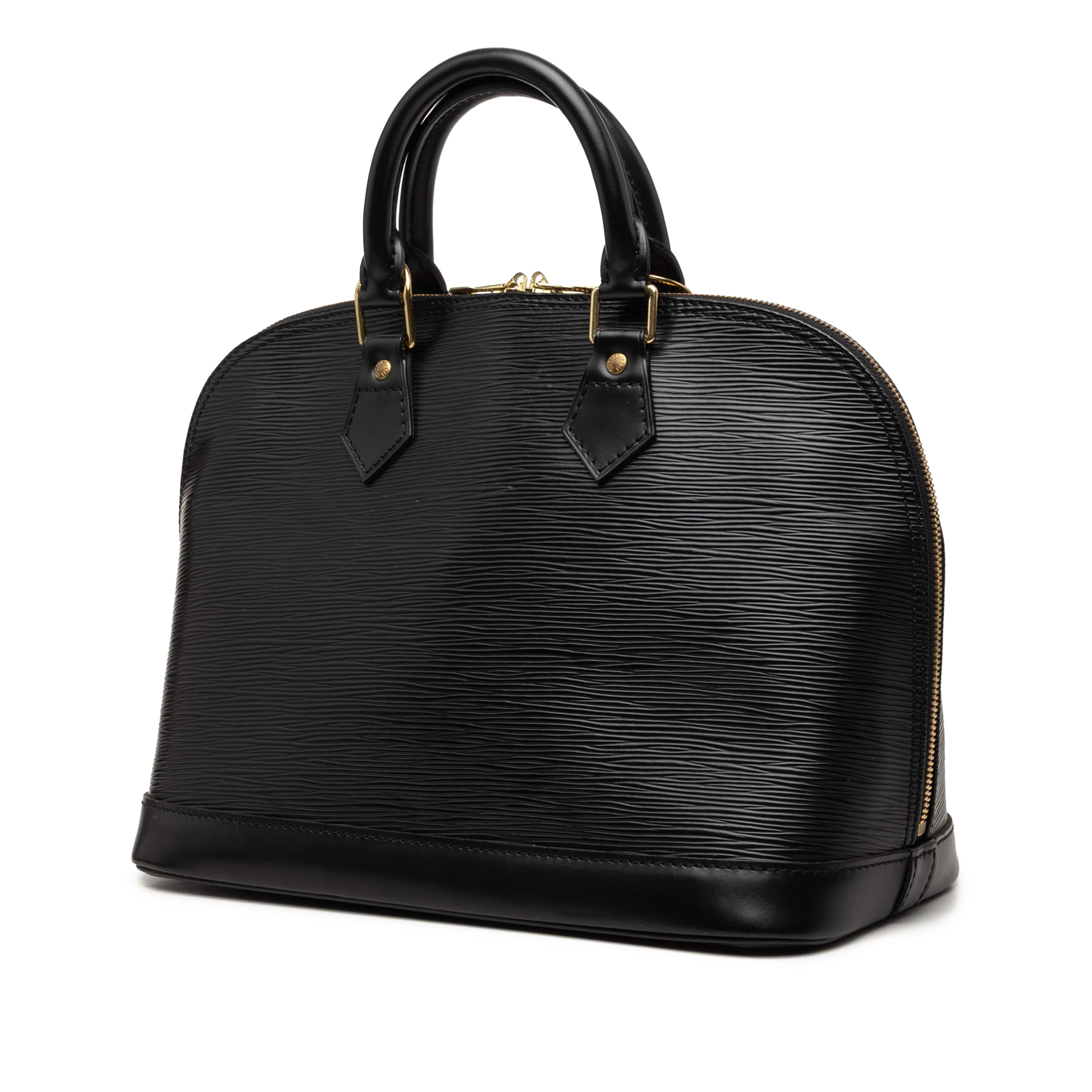 Louis Vuitton Epi Alma Pm, från Luxclusif, i färgen svart. Klicka för att öppna bilden i stort format