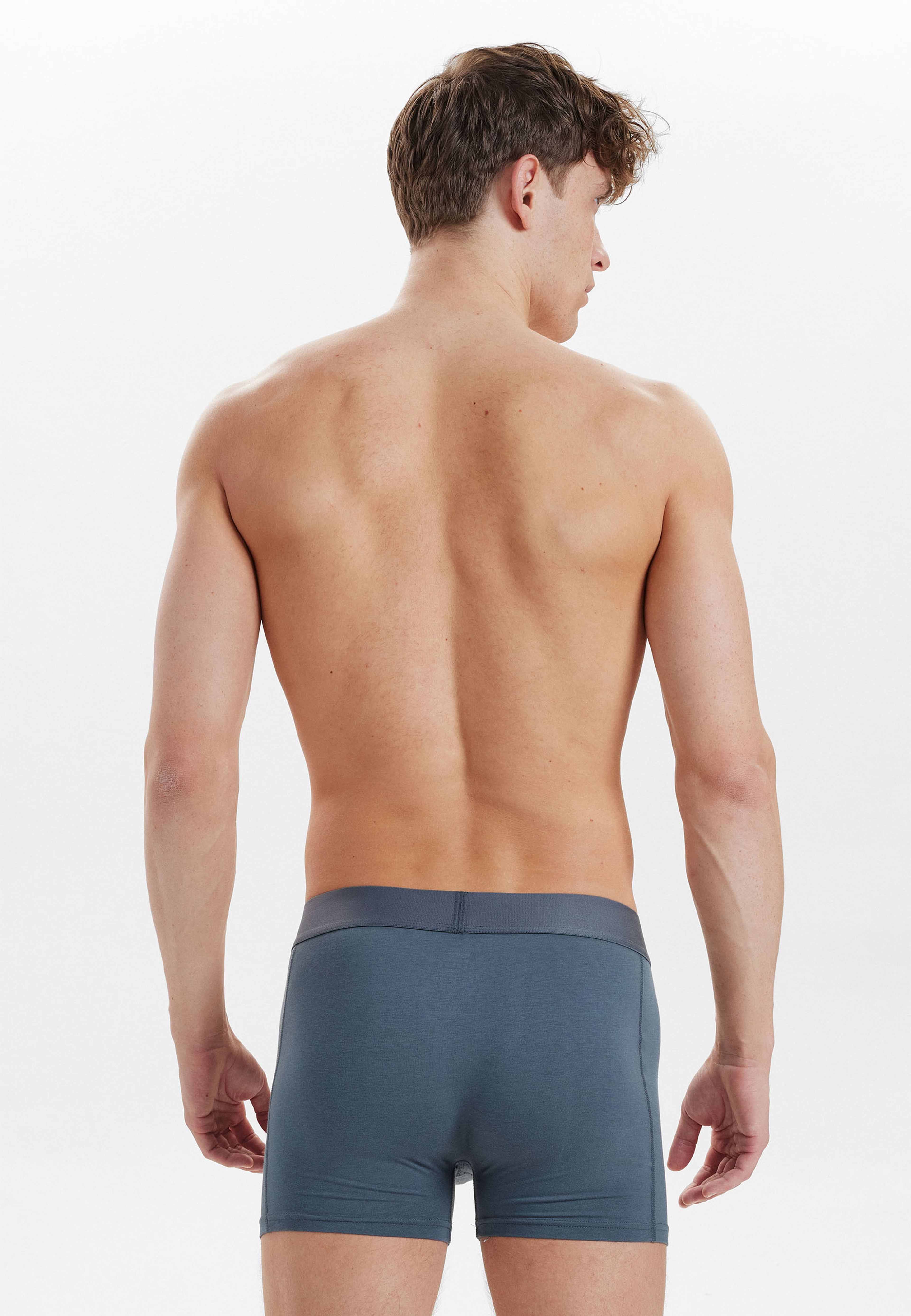 Bambu, Boxer "gunnar", 9-pack, Svart, från Resteröds, i färgen navy/grey/black. Klicka för att öppna bilden i stort format