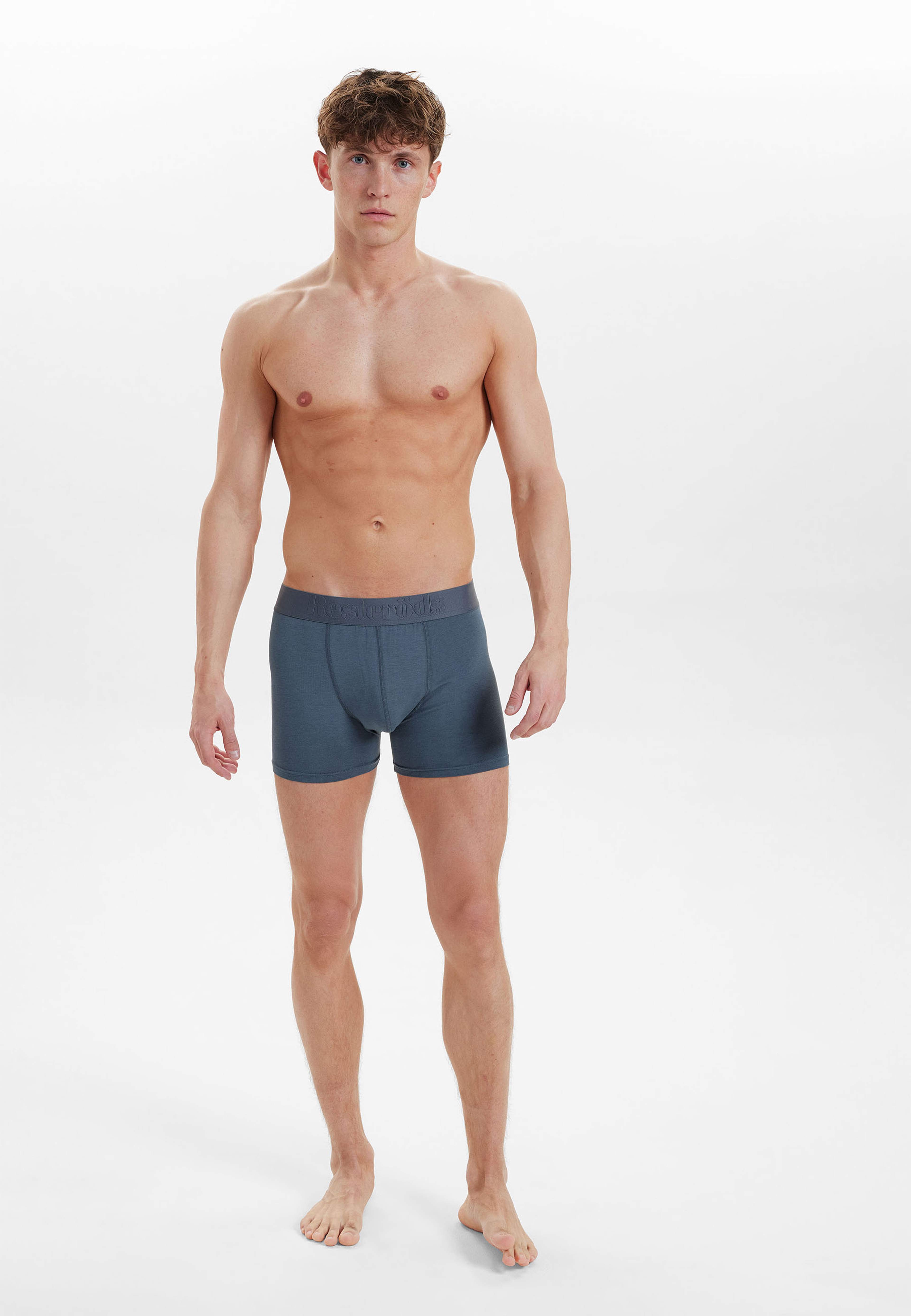 Bambu, Boxer "gunnar", 9-pack, Svart, från Resteröds, i färgen navy/grey/black. Klicka för att öppna bilden i stort format