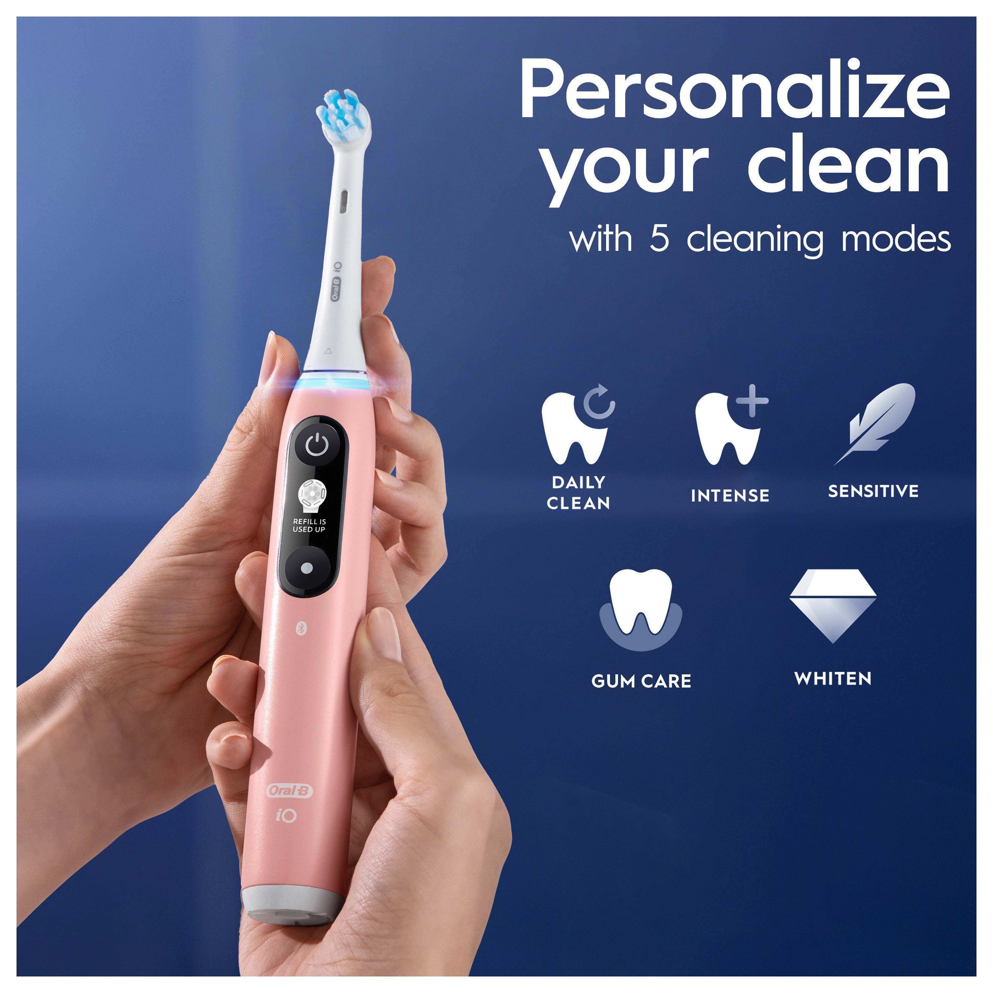 Oral-B iO6S Eltandborste Sensitive-edition, Rosa