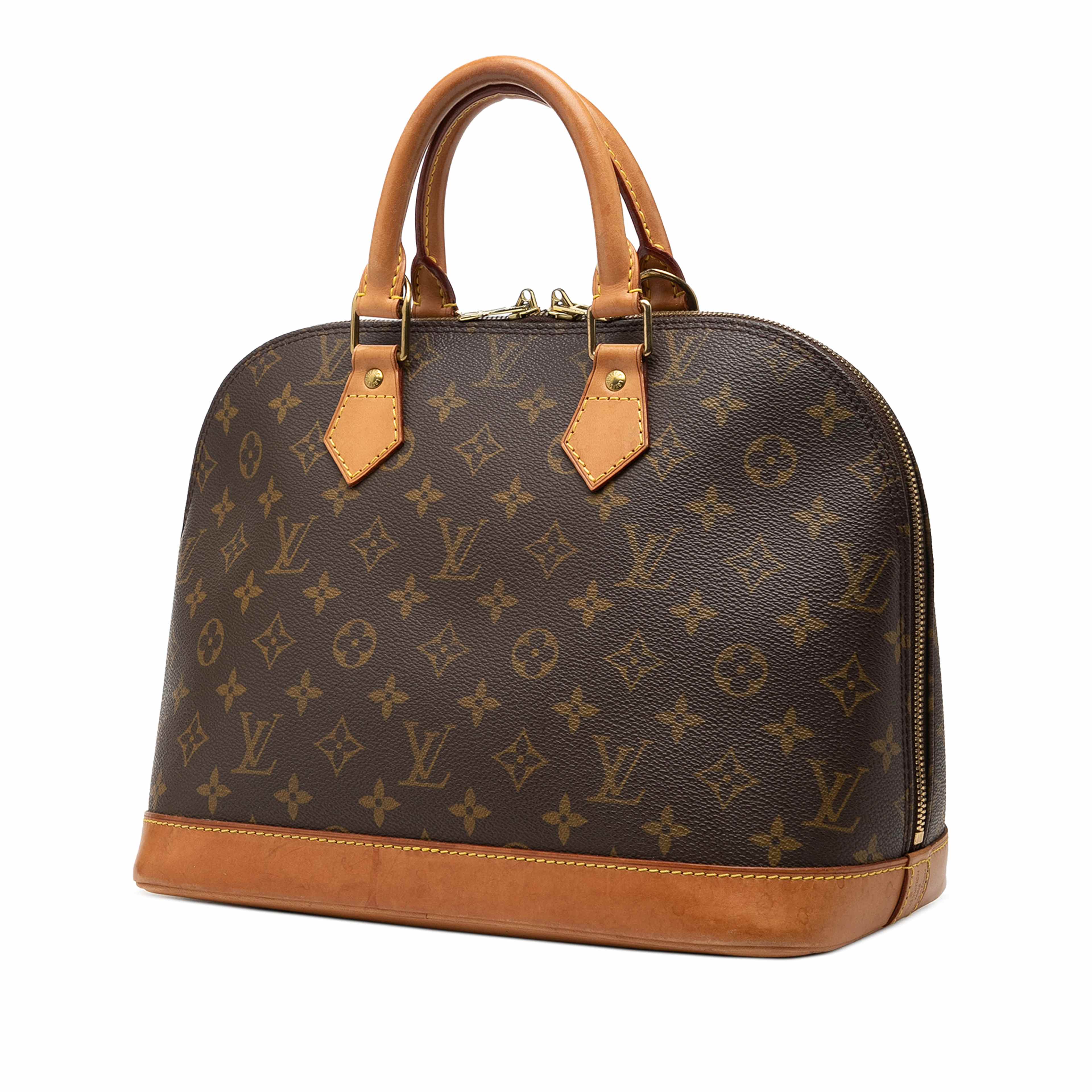 Louis Vuitton Monogram Alma Pm, från Luxclusif, i färgen brun. Klicka för att öppna bilden i stort format