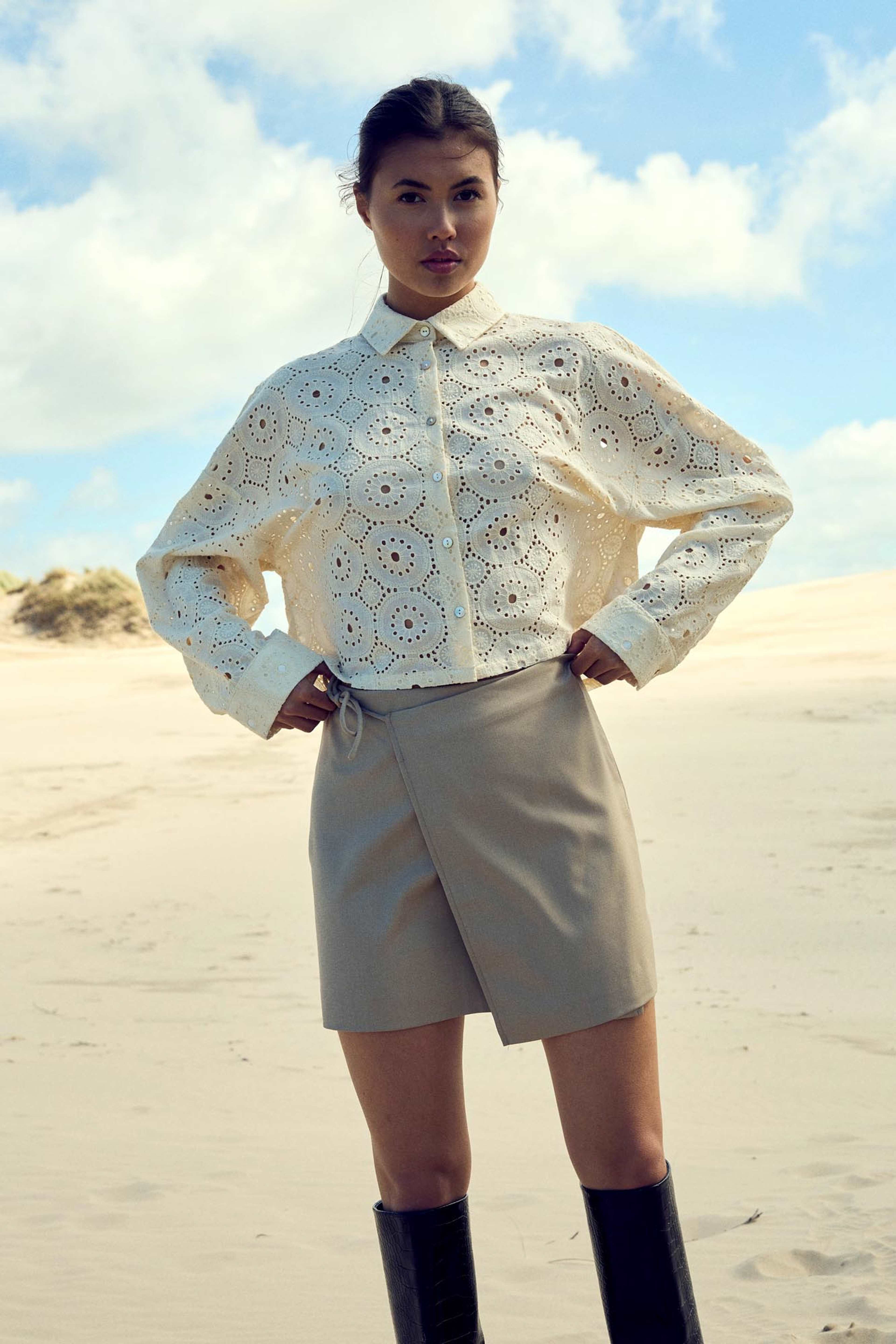 Kerani Skirt - Oyster