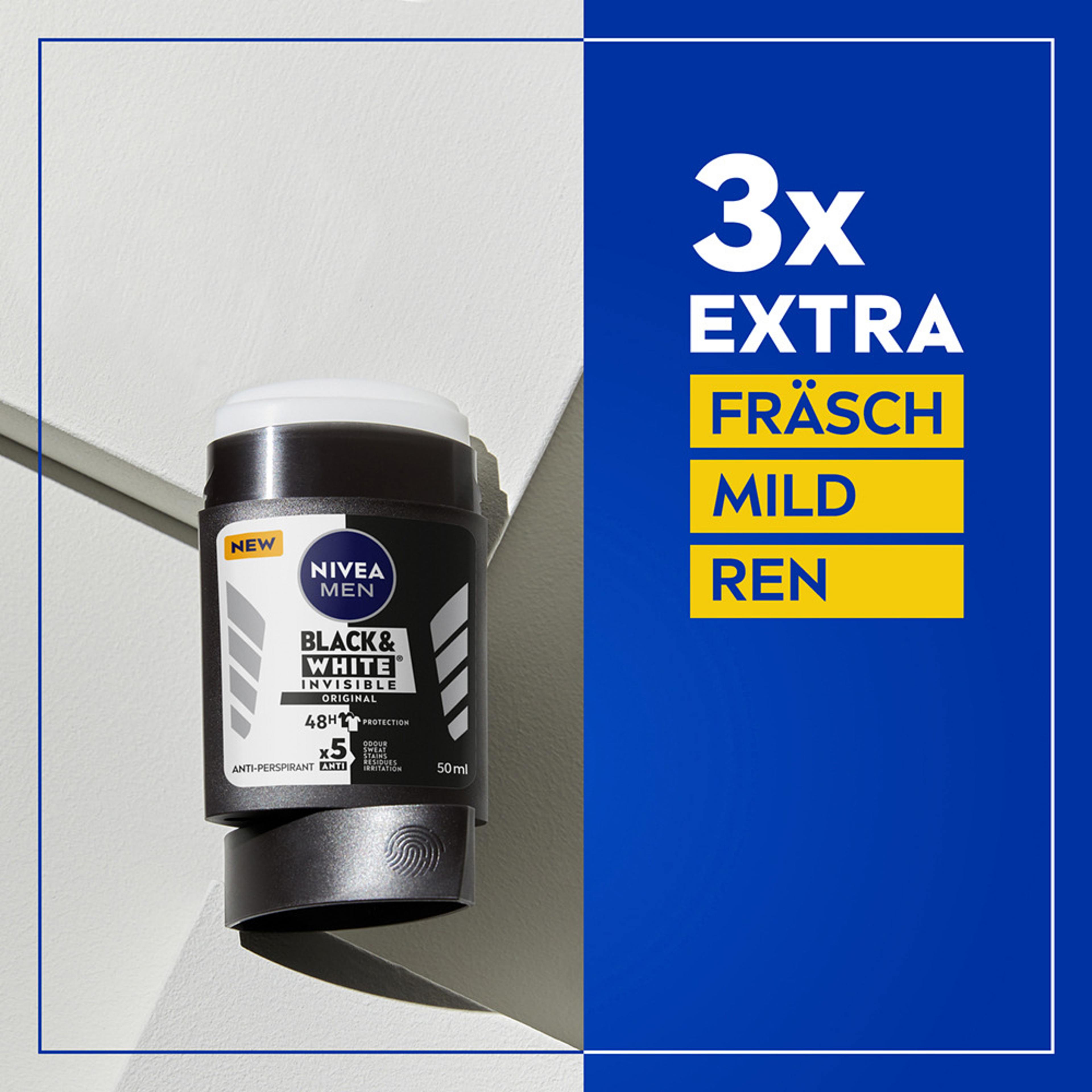 NIVEA Black & White Stick Male 50ml
