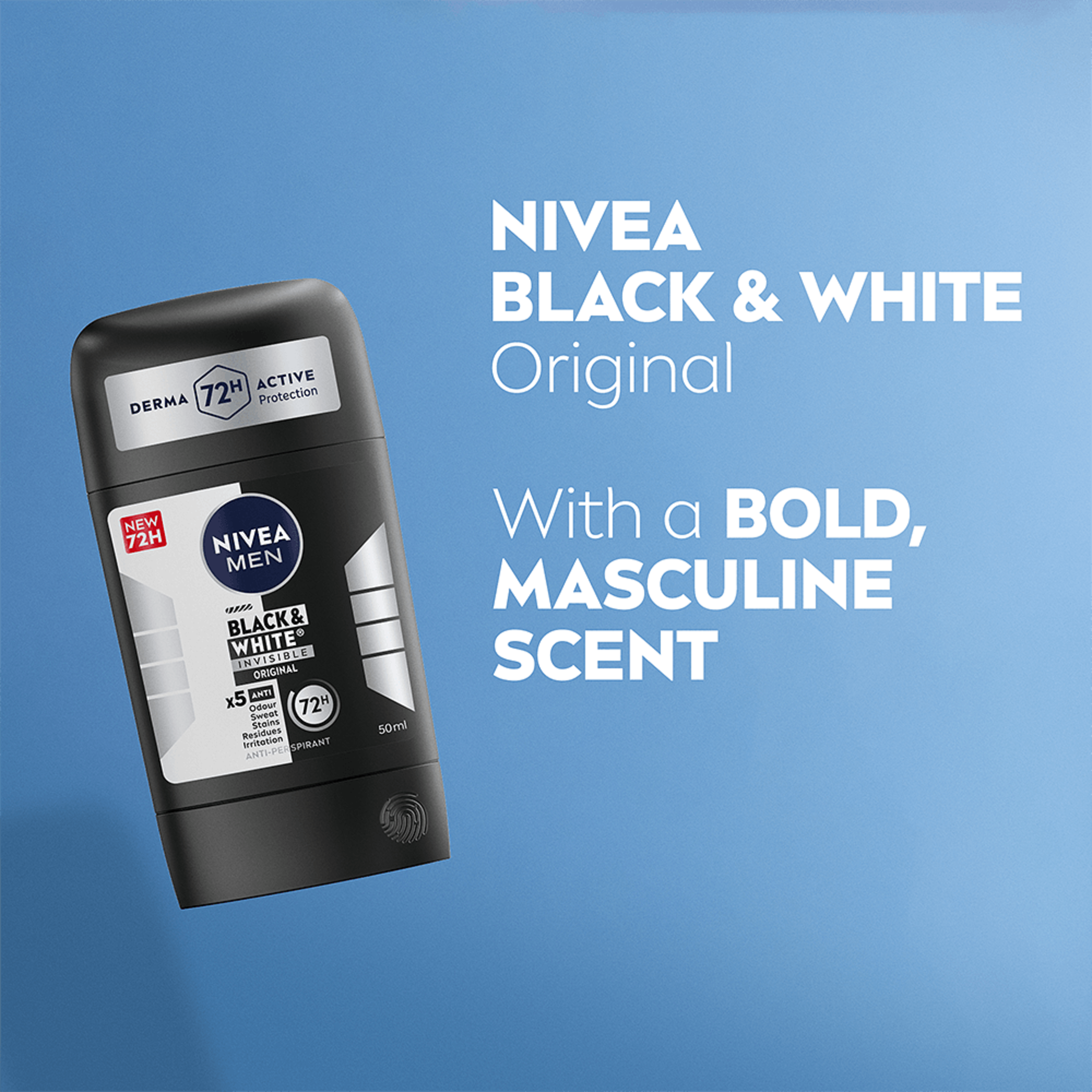 NIVEA Black & White Stick Male 50ml