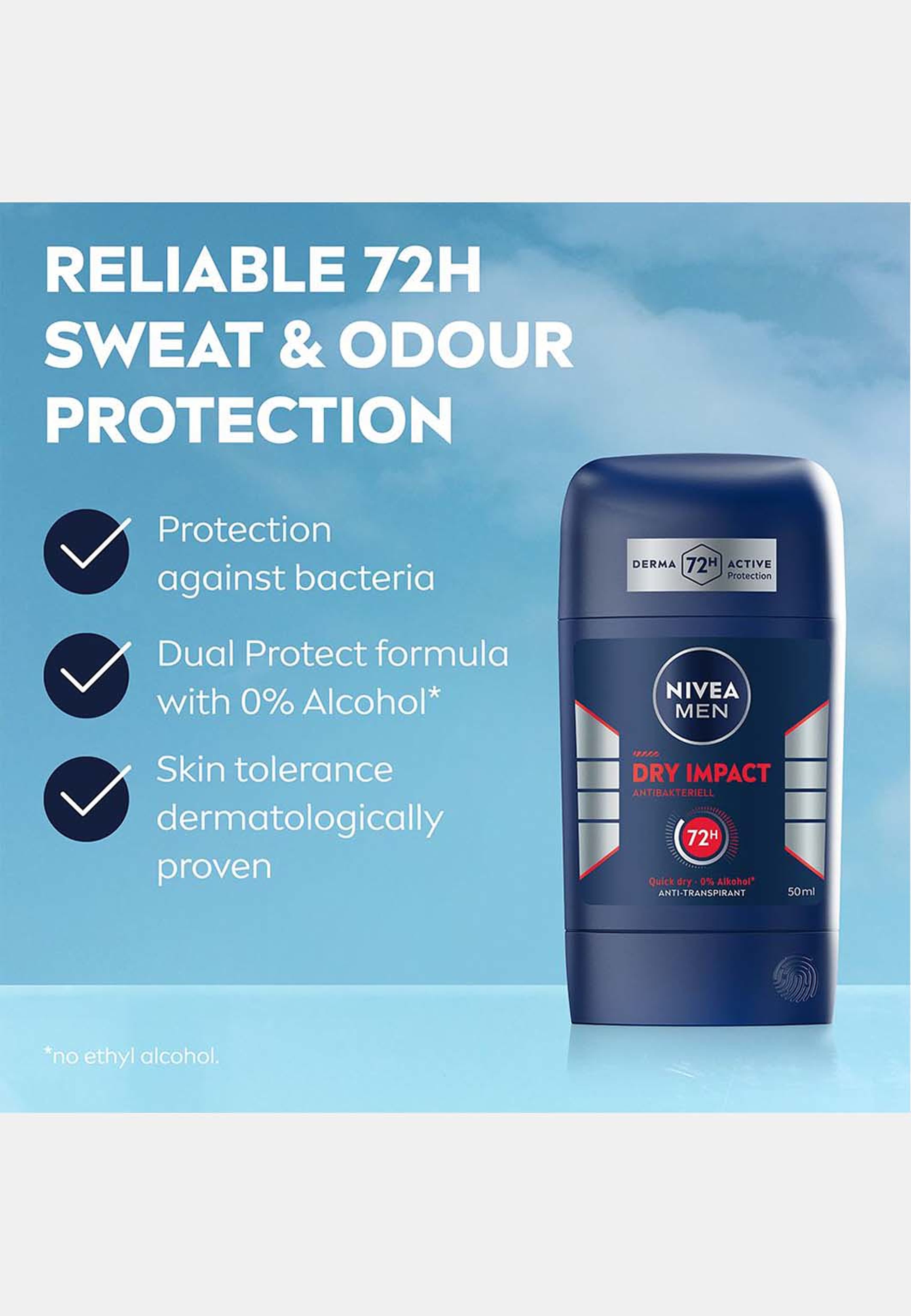 Dry Impact Stick, från NIVEA. Klicka för att öppna bilden i stort format