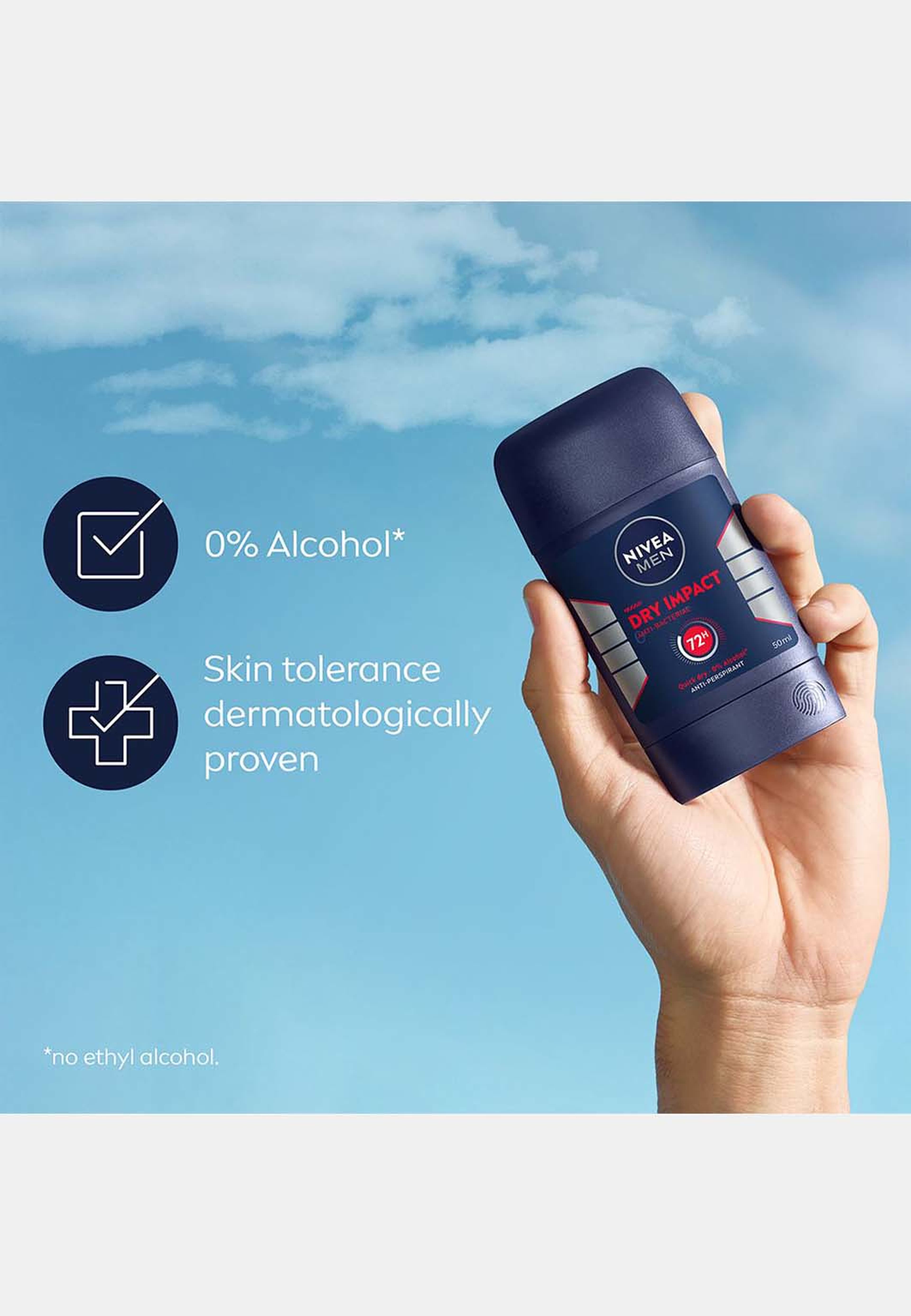 Dry Impact Stick, från NIVEA. Klicka för att öppna bilden i stort format