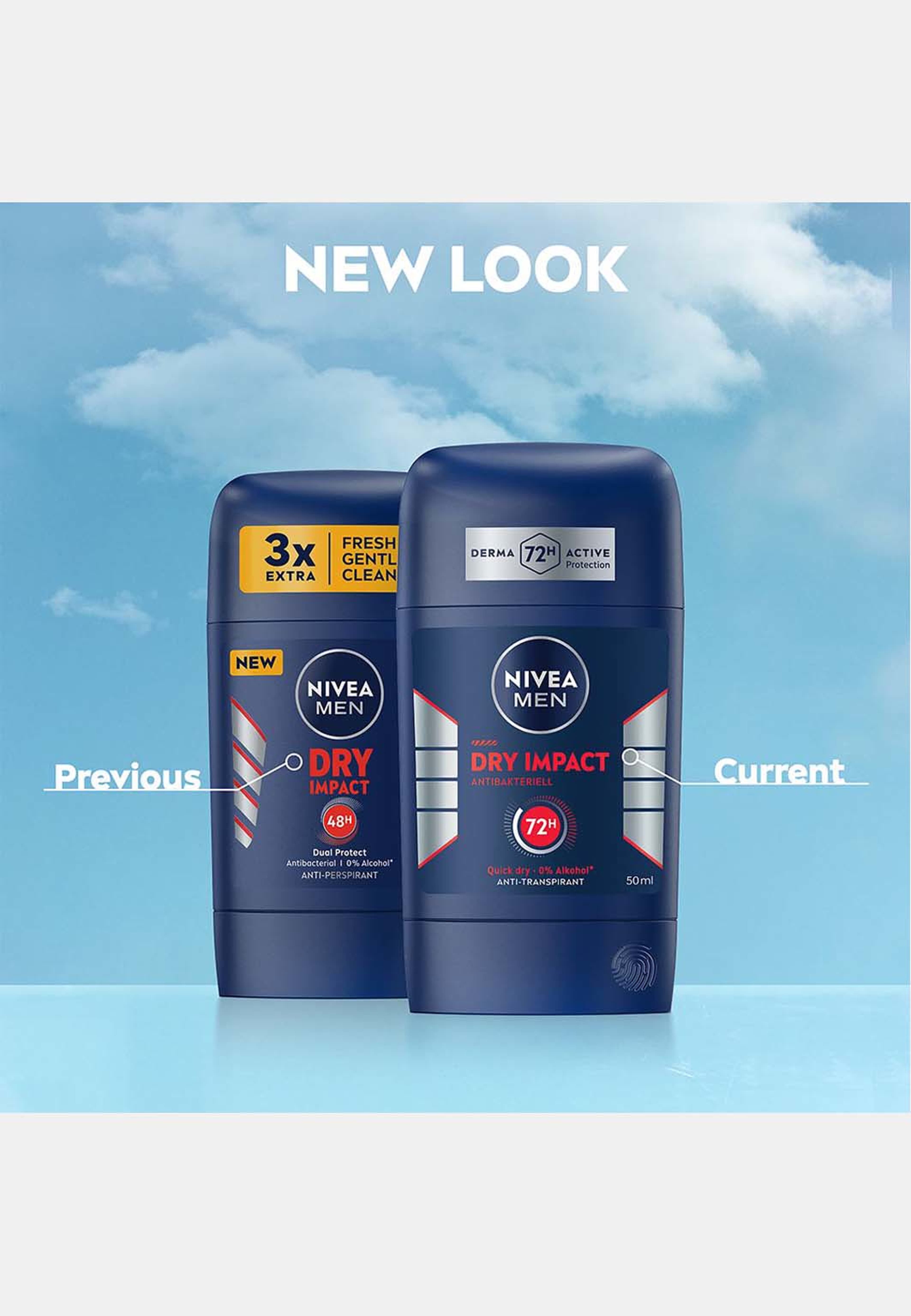 Dry Impact Stick, från NIVEA. Klicka för att öppna bilden i stort format