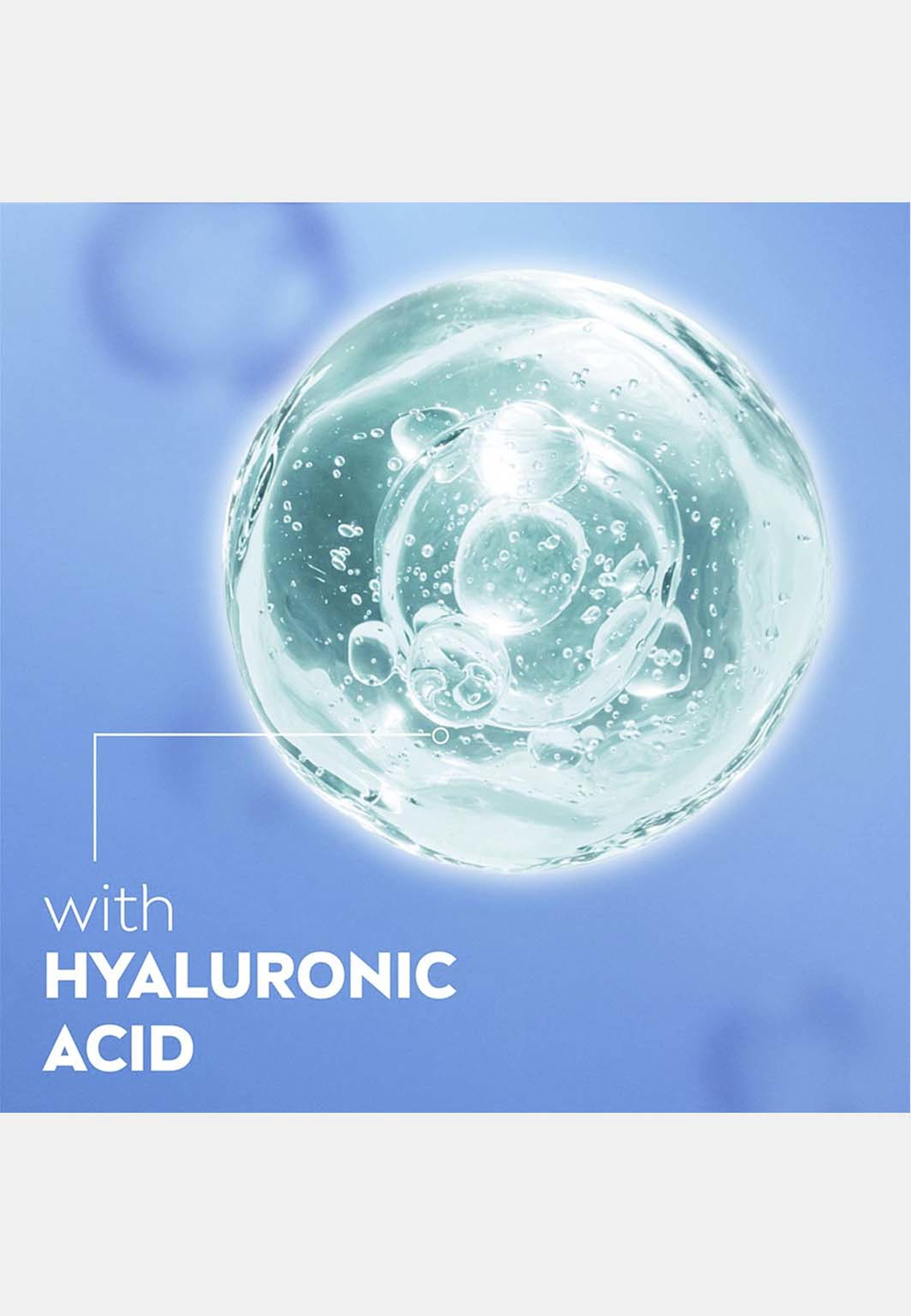 Ansiktskräm  FACE+ Hyaluronic Acid Plumping Hydro Gel, från NIVEA. Klicka för att öppna bilden i stort format