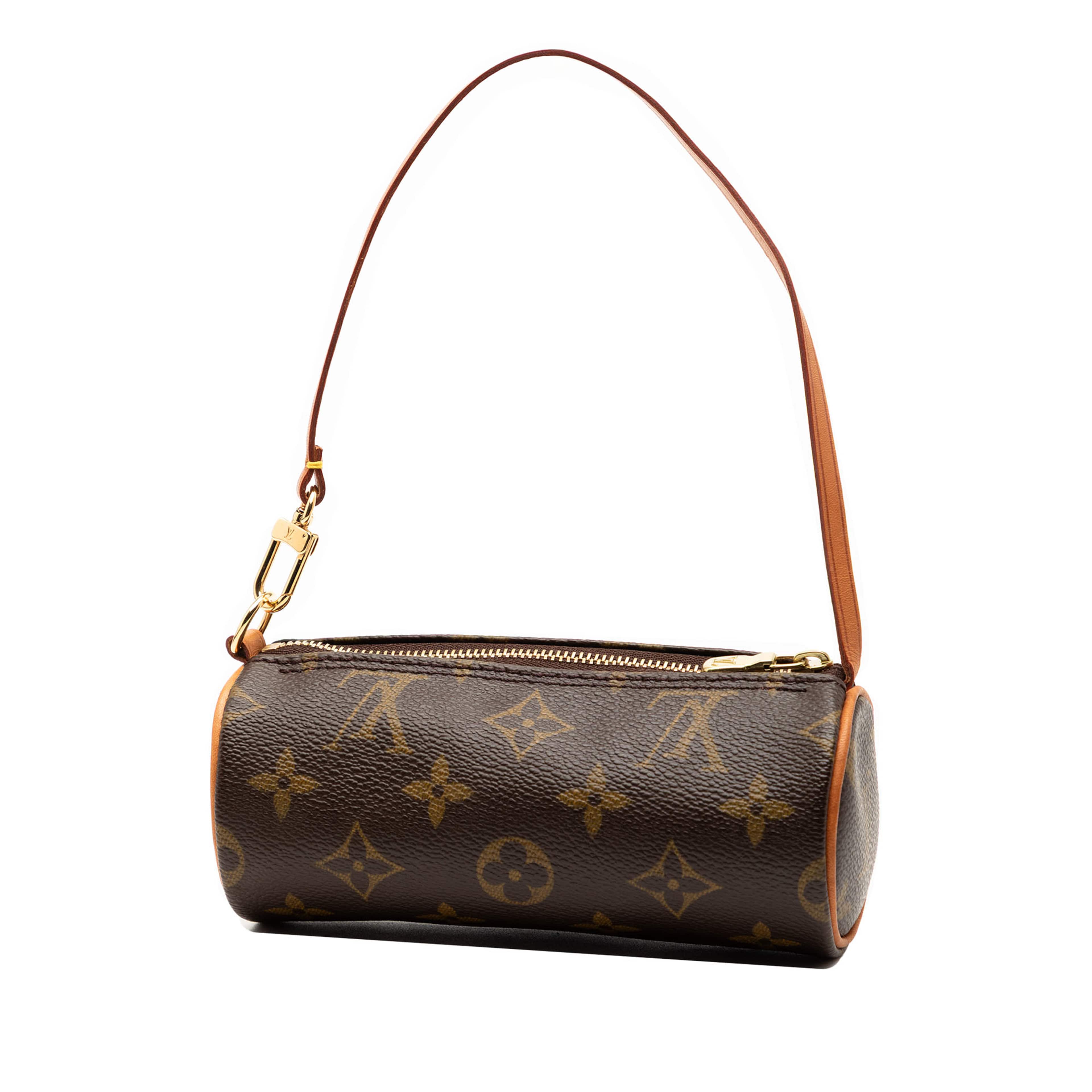 Louis Vuitton Monogram Papillon Pochette, från Luxclusif, i färgen brown. Klicka för att öppna bilden i stort format
