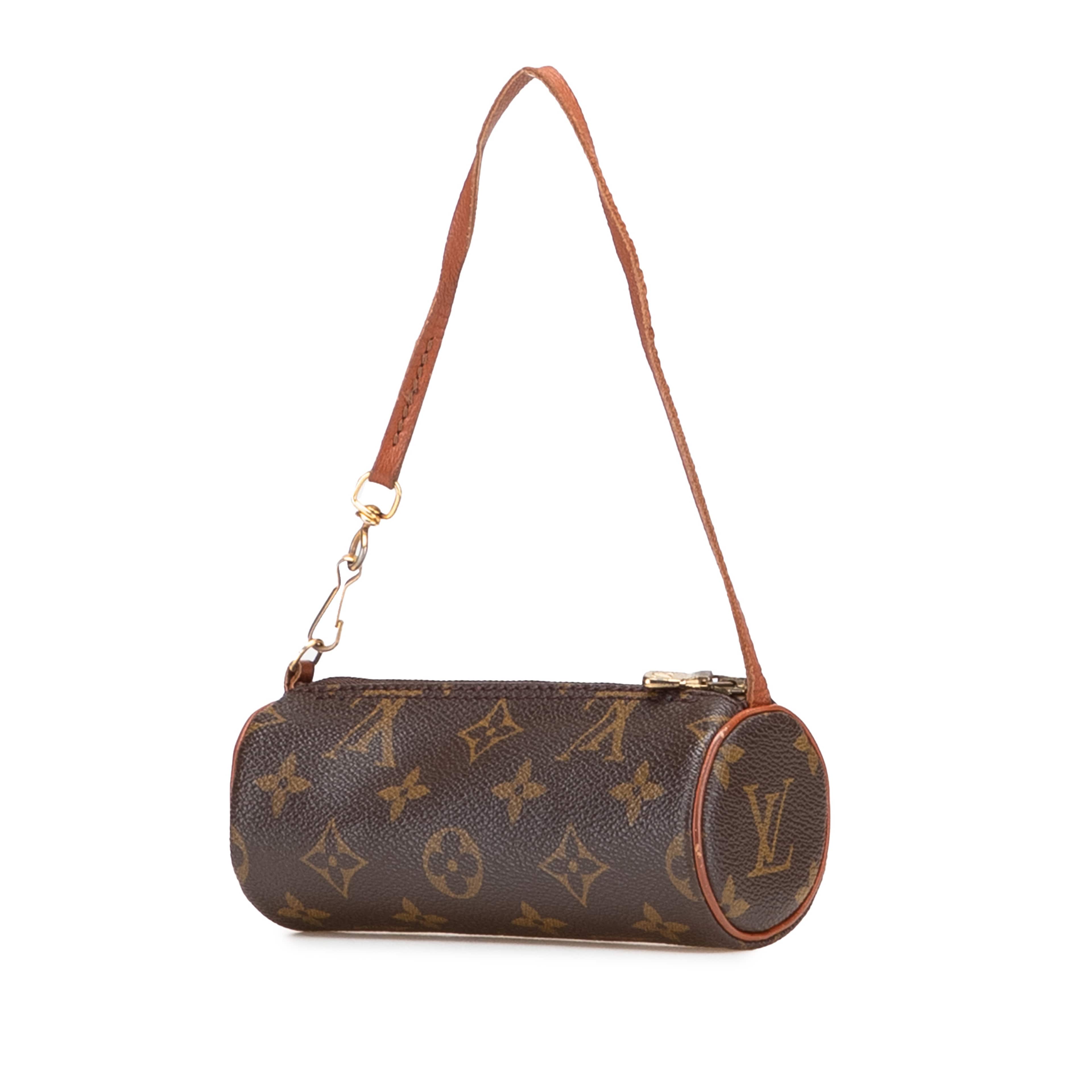 Louis Vuitton Monogram Papillon Pochette, från Luxclusif, i färgen brown. Klicka för att öppna bilden i stort format