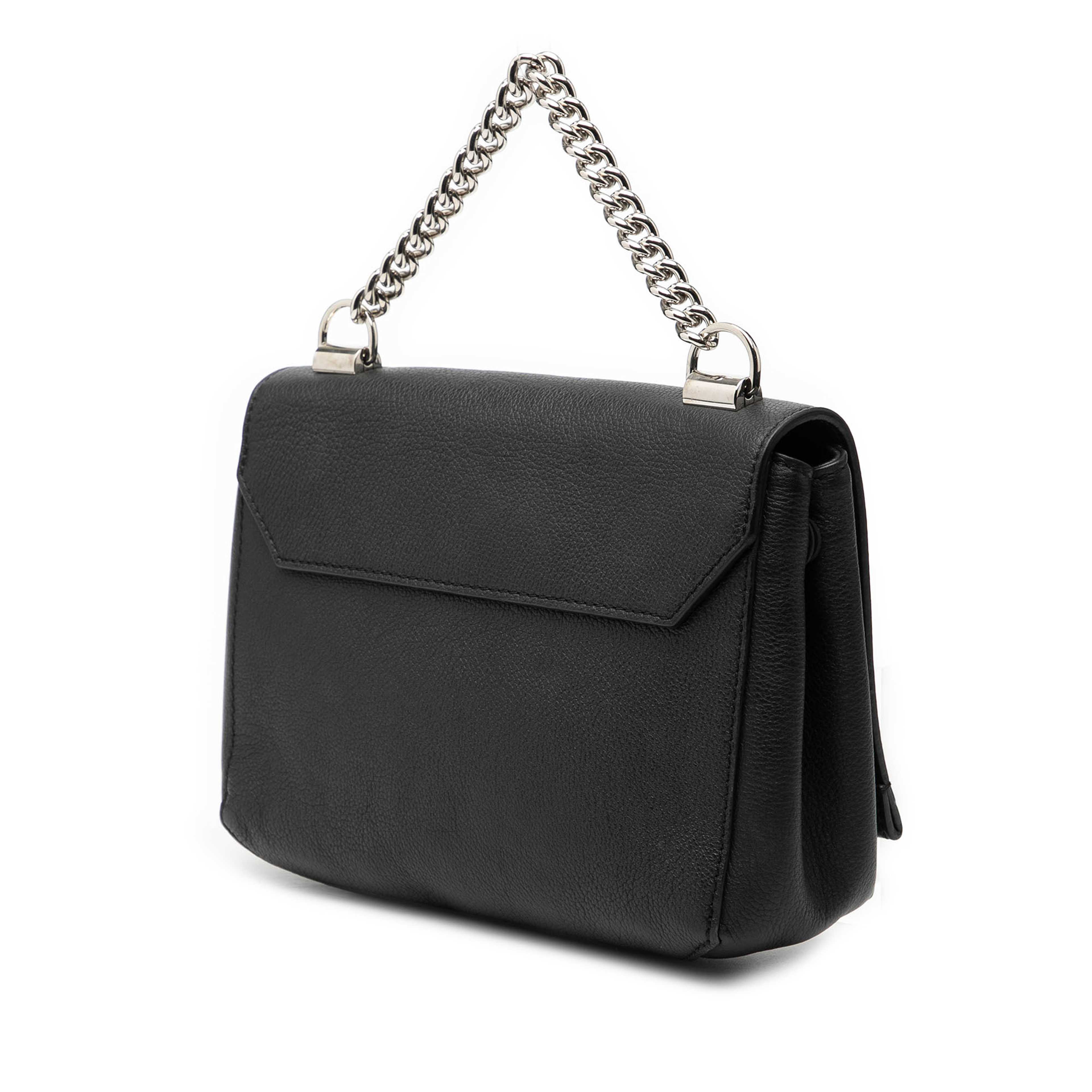 Louis Vuitton Leather Lockme Ii Bb, från Luxclusif, i färgen black. Klicka för att öppna bilden i stort format