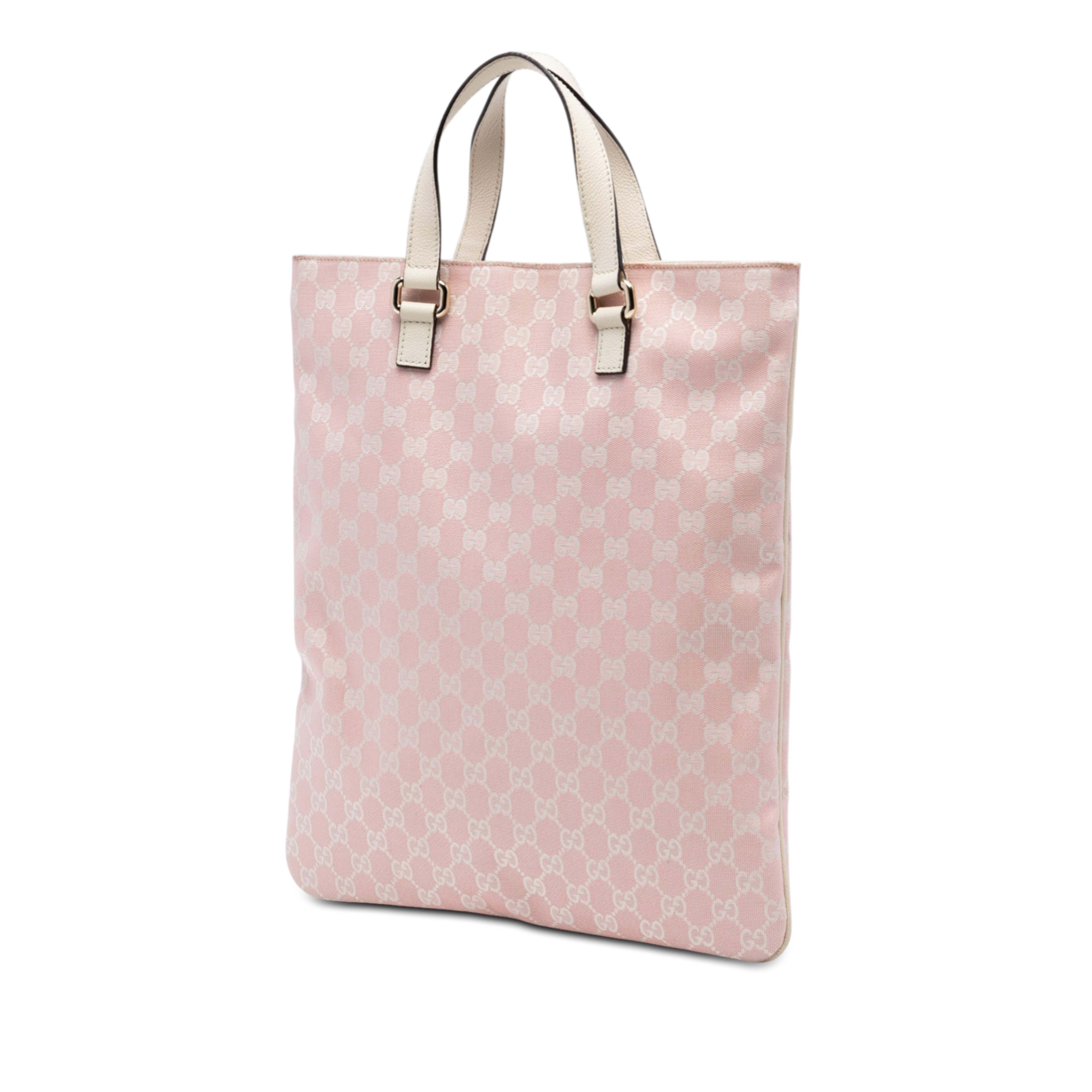 Gucci Gg Canvas Tote, från Luxclusif, i färgen rosa. Klicka för att öppna bilden i stort format