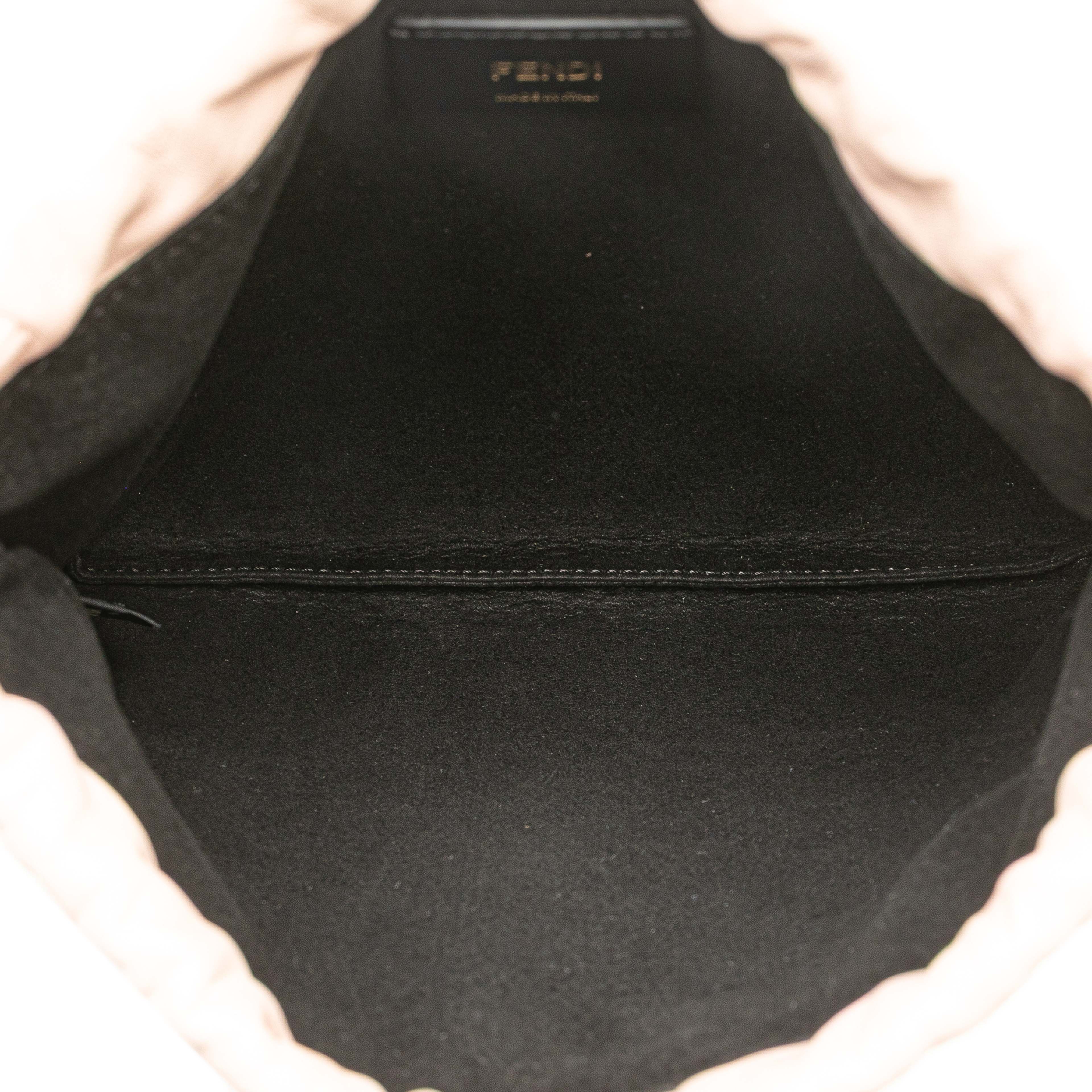 Fendi Small Leather Logo Drawstring Crossbody