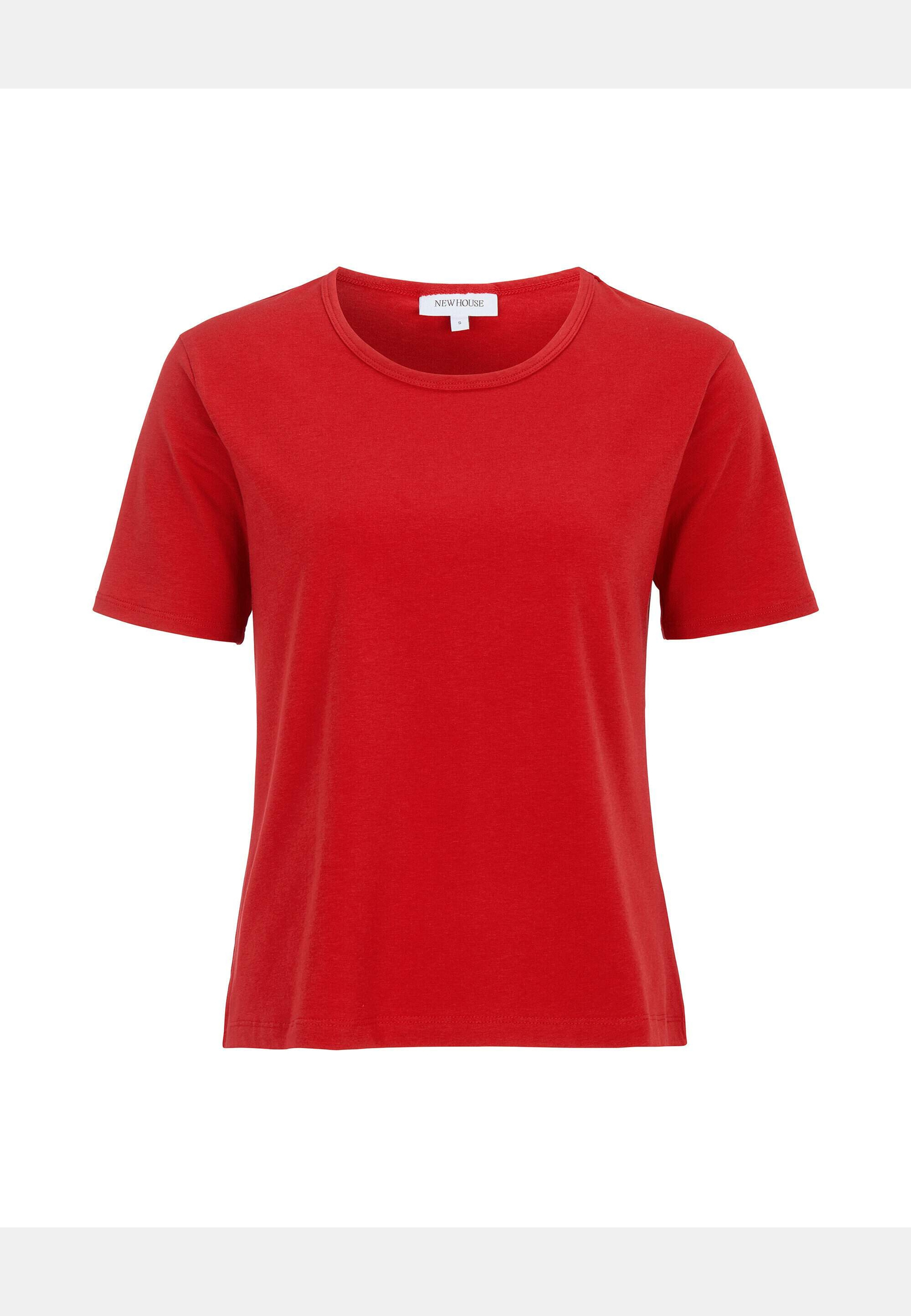 Thelma T-shirt, från Newhouse, i färgen röd. Klicka för att öppna bilden i stort format
