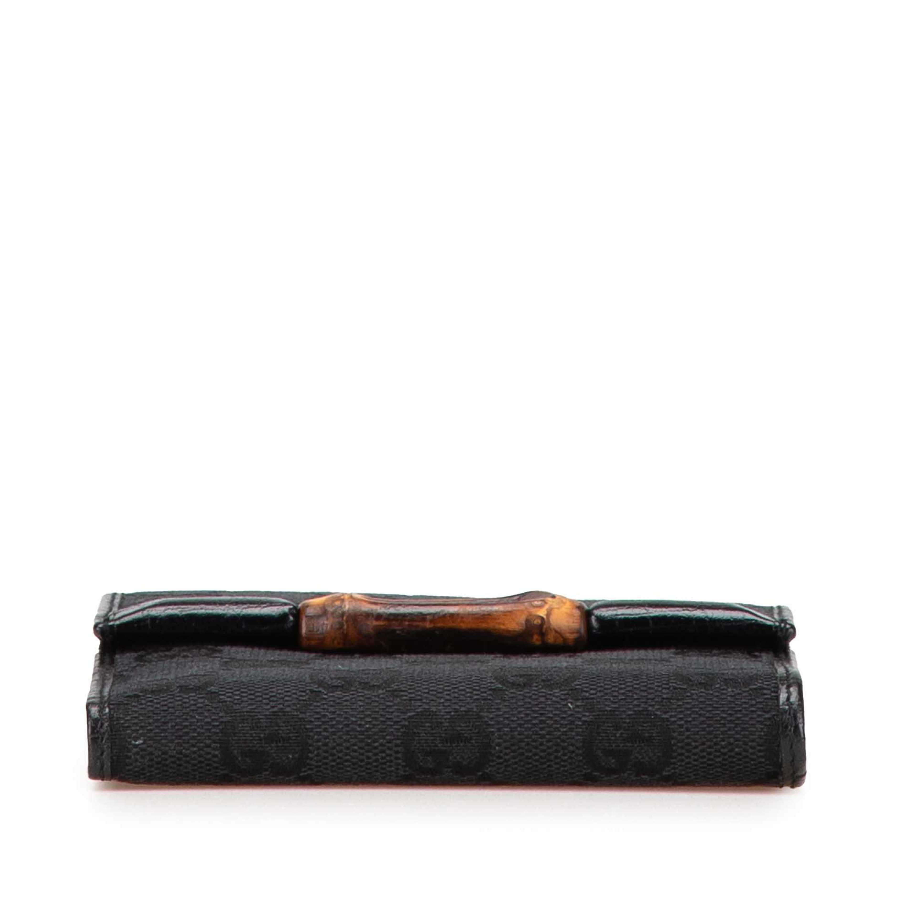 Gucci Gg Canvas Bamboo Compact Wallet