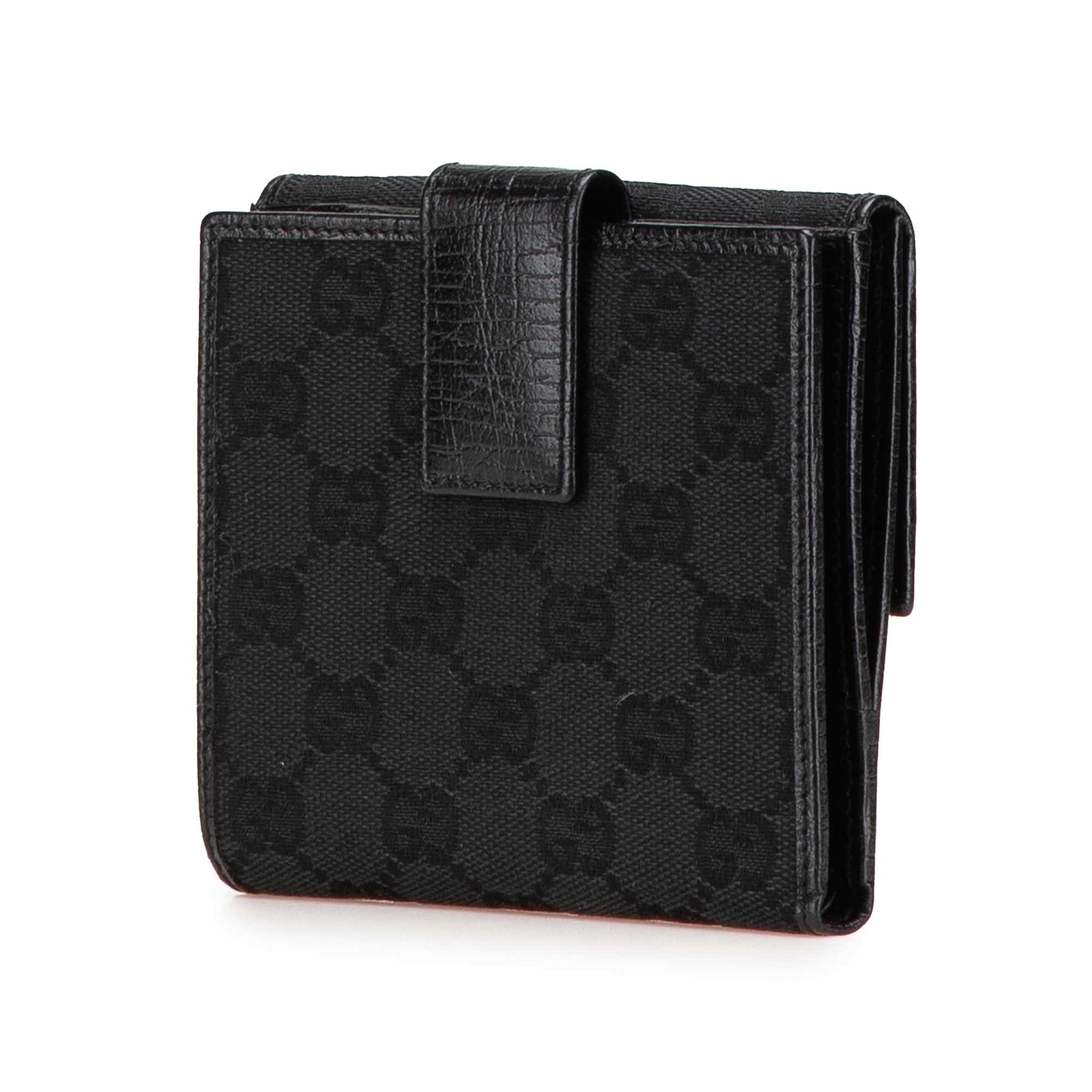 Gucci Gg Canvas Bamboo Compact Wallet