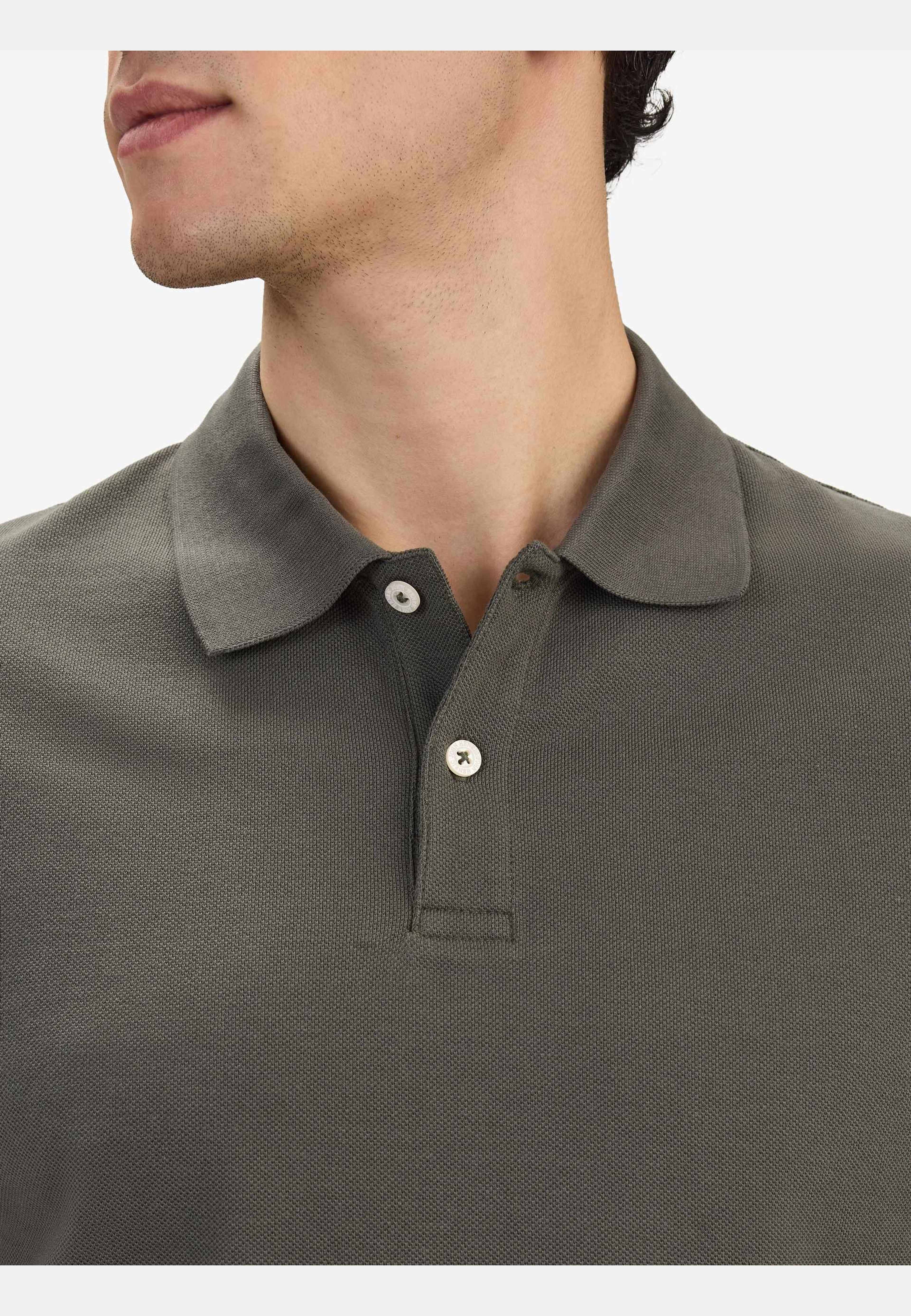 Cotton S/s Jersey Polo Piké (ola), från John Henric, i färgen dark green. Klicka för att öppna bilden i stort format