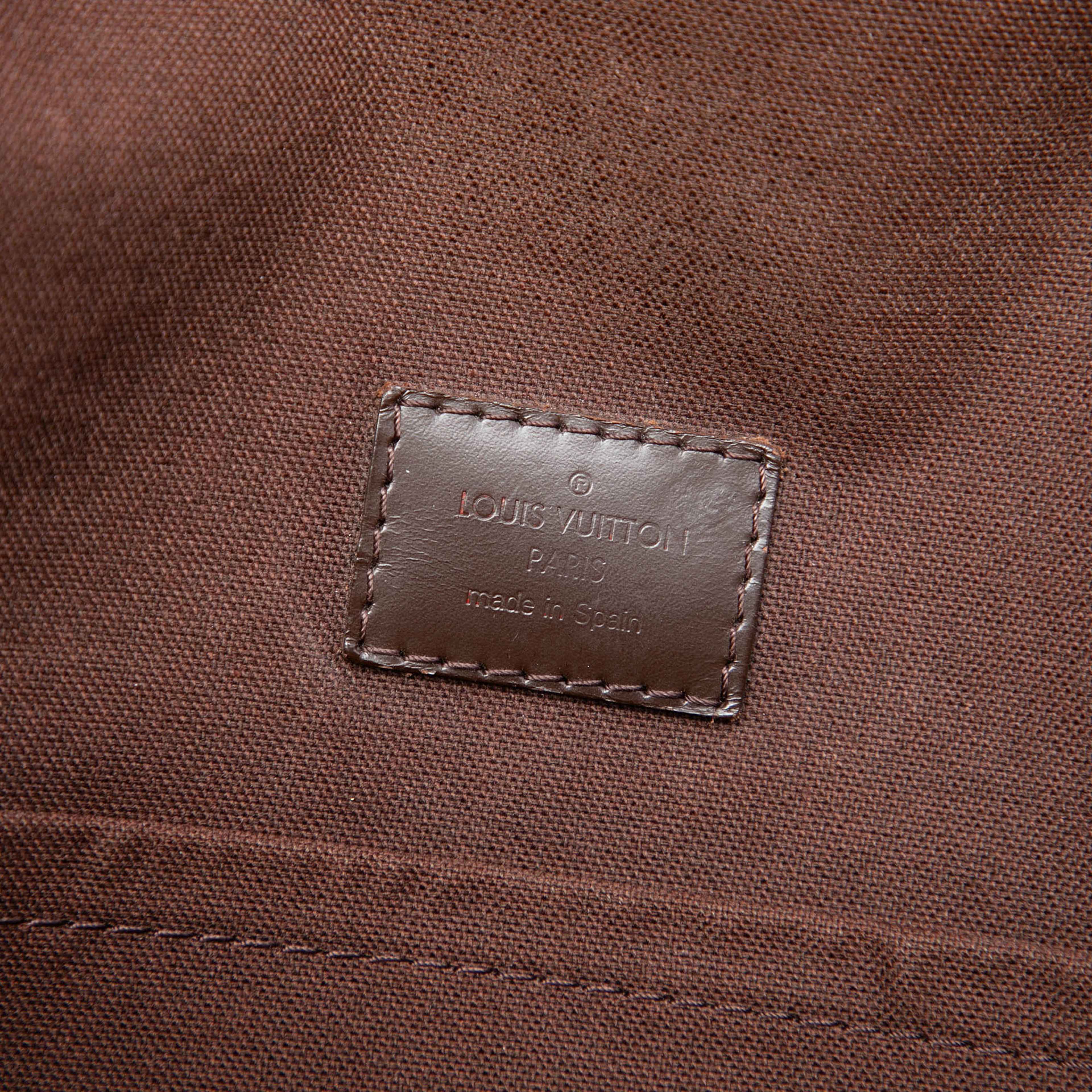 Louis Vuitton Damier Ebene Brooklyn Mm, från Luxclusif, i färgen brun. Klicka för att öppna bilden i stort format
