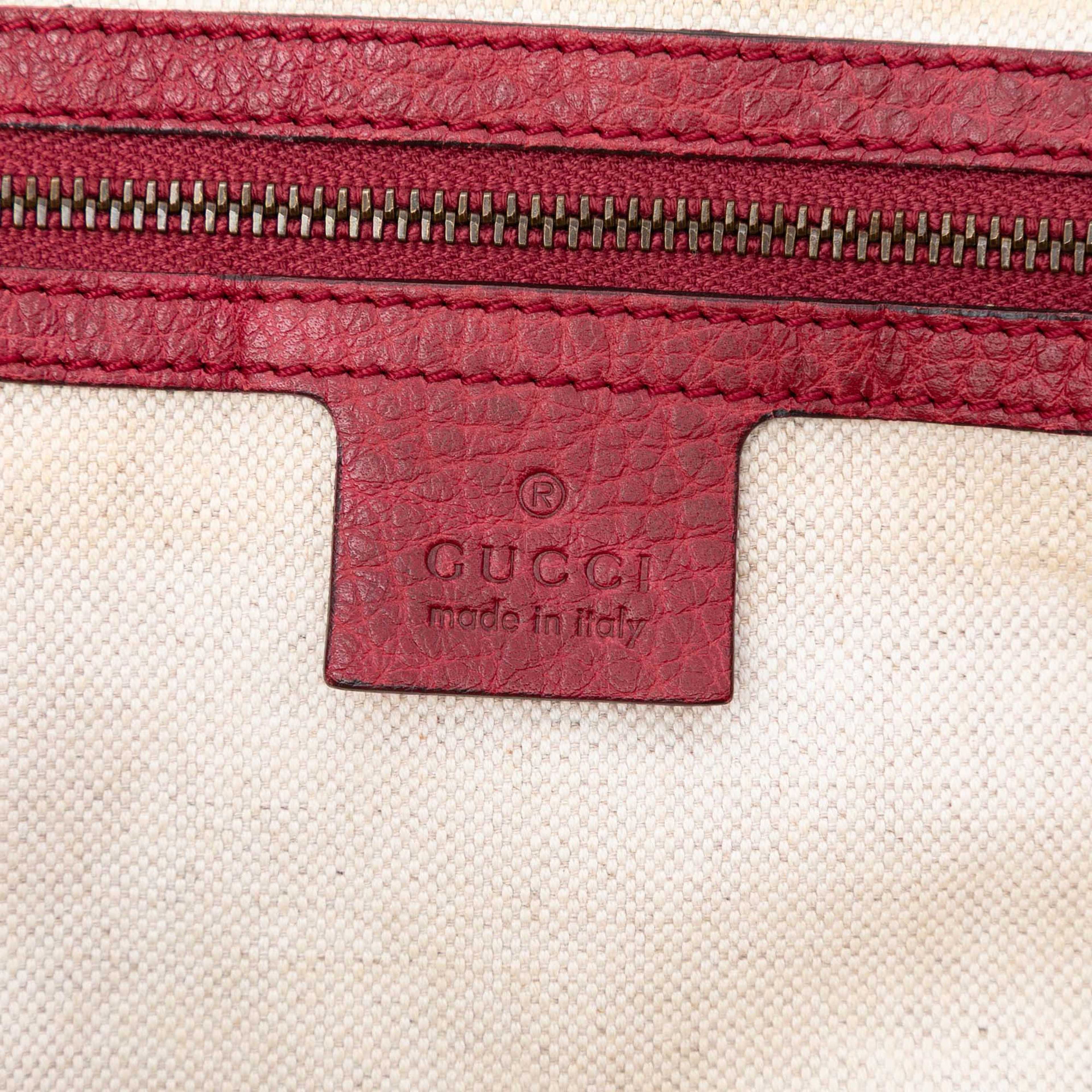 Gucci Gg Canvas Miss Gg Satchel, från Luxclusif, i färgen beige. Klicka för att öppna bilden i stort format