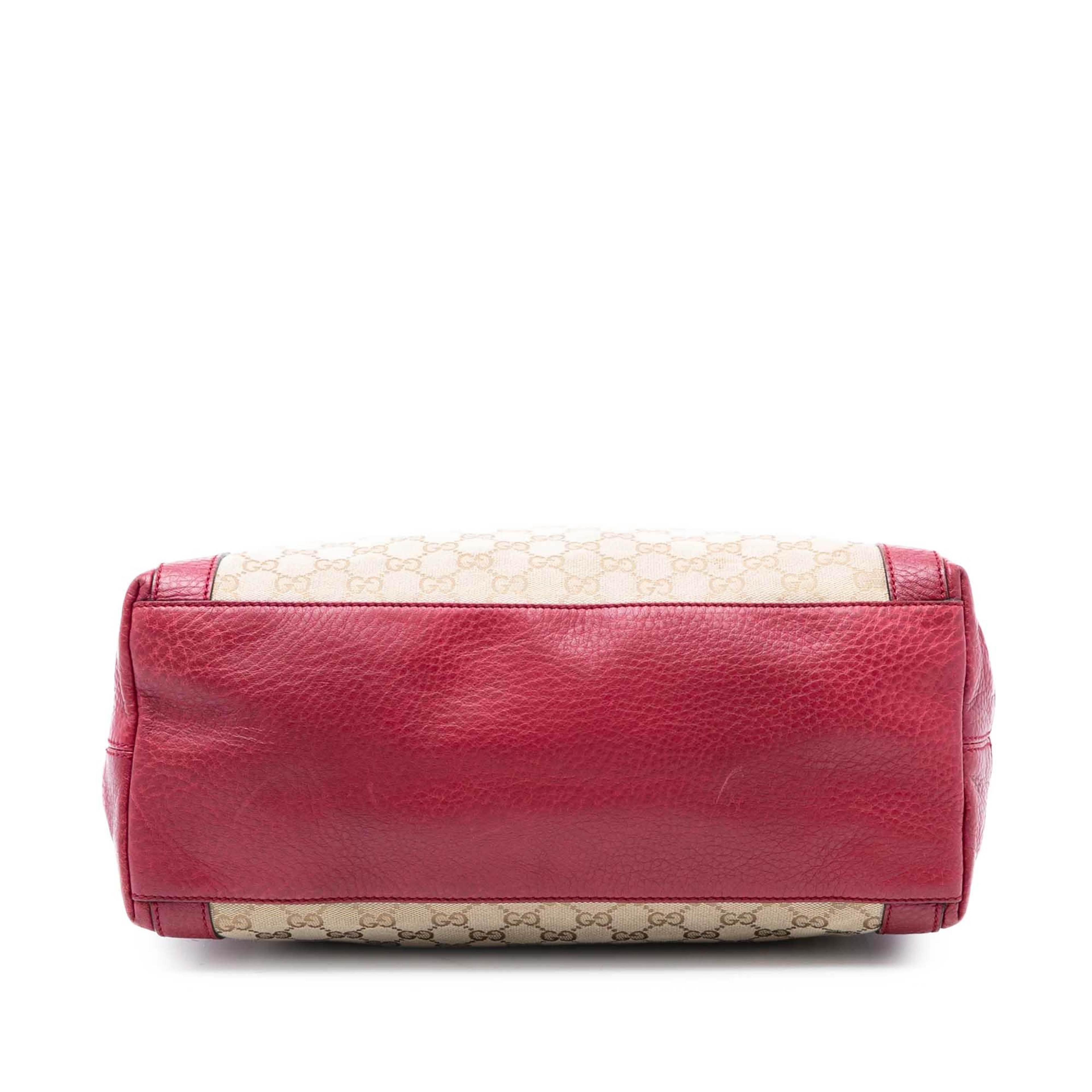Gucci Gg Canvas Miss Gg Satchel, från Luxclusif, i färgen röd. Klicka för att öppna bilden i stort format