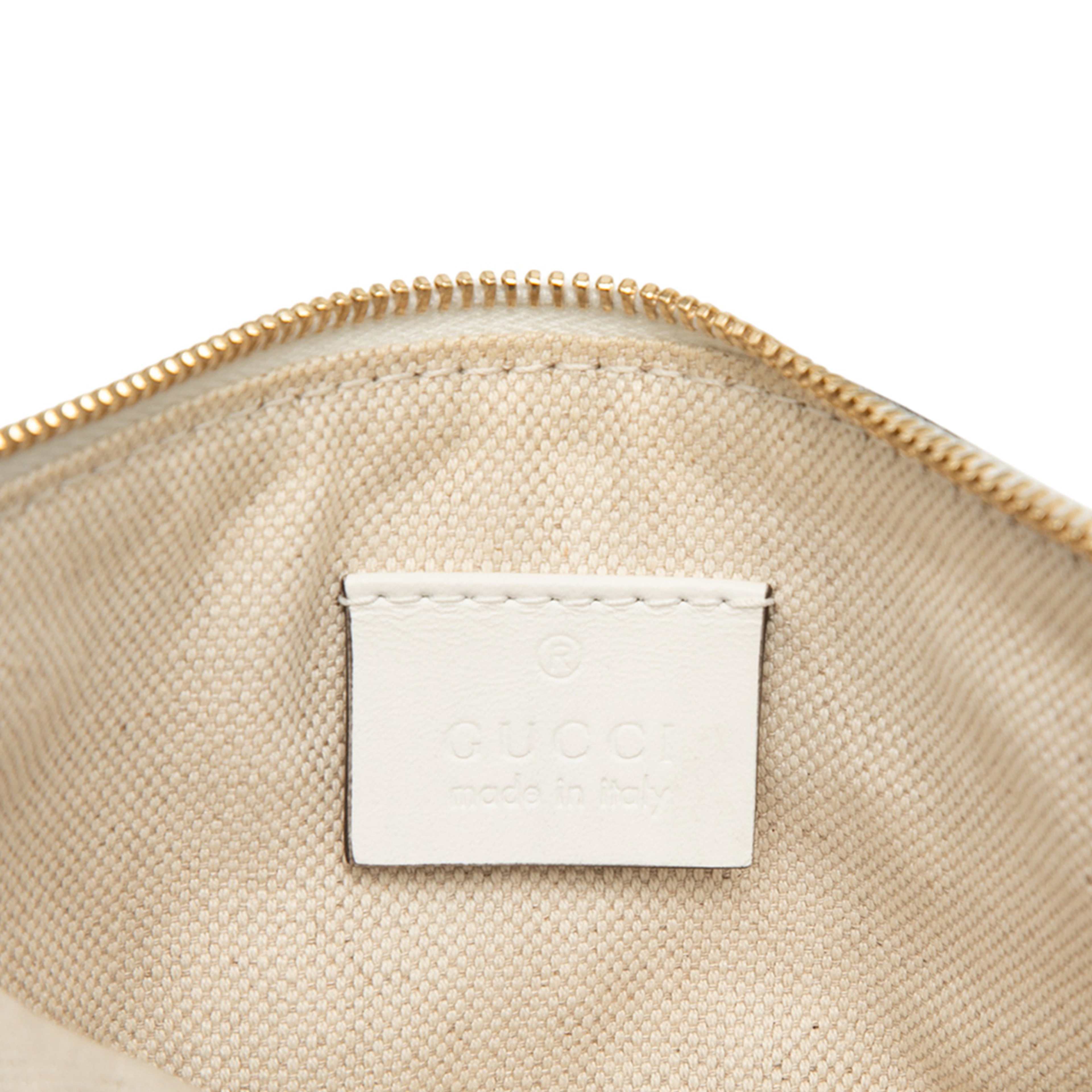 Gucci Medium Gg Canvas Craft Tote, från Luxclusif, i färgen beige. Klicka för att öppna bilden i stort format