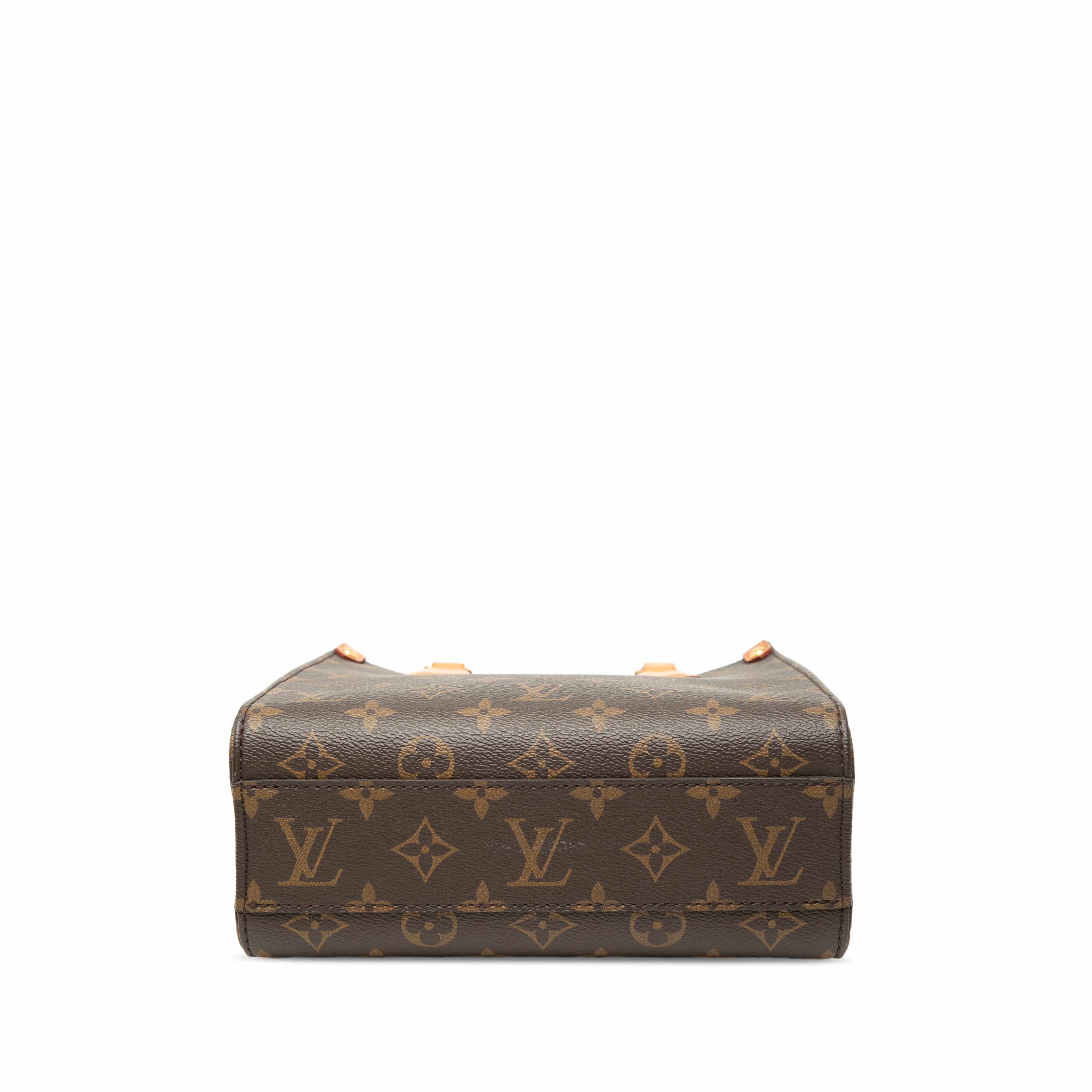 Louis Vuitton Monogram Sac Plat Bb, från Luxclusif, i färgen brun. Klicka för att öppna bilden i stort format